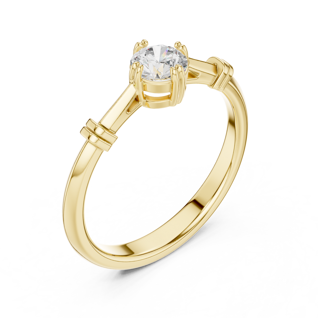 Traditional nose ring featuring circular gold hoop with decorative bead.