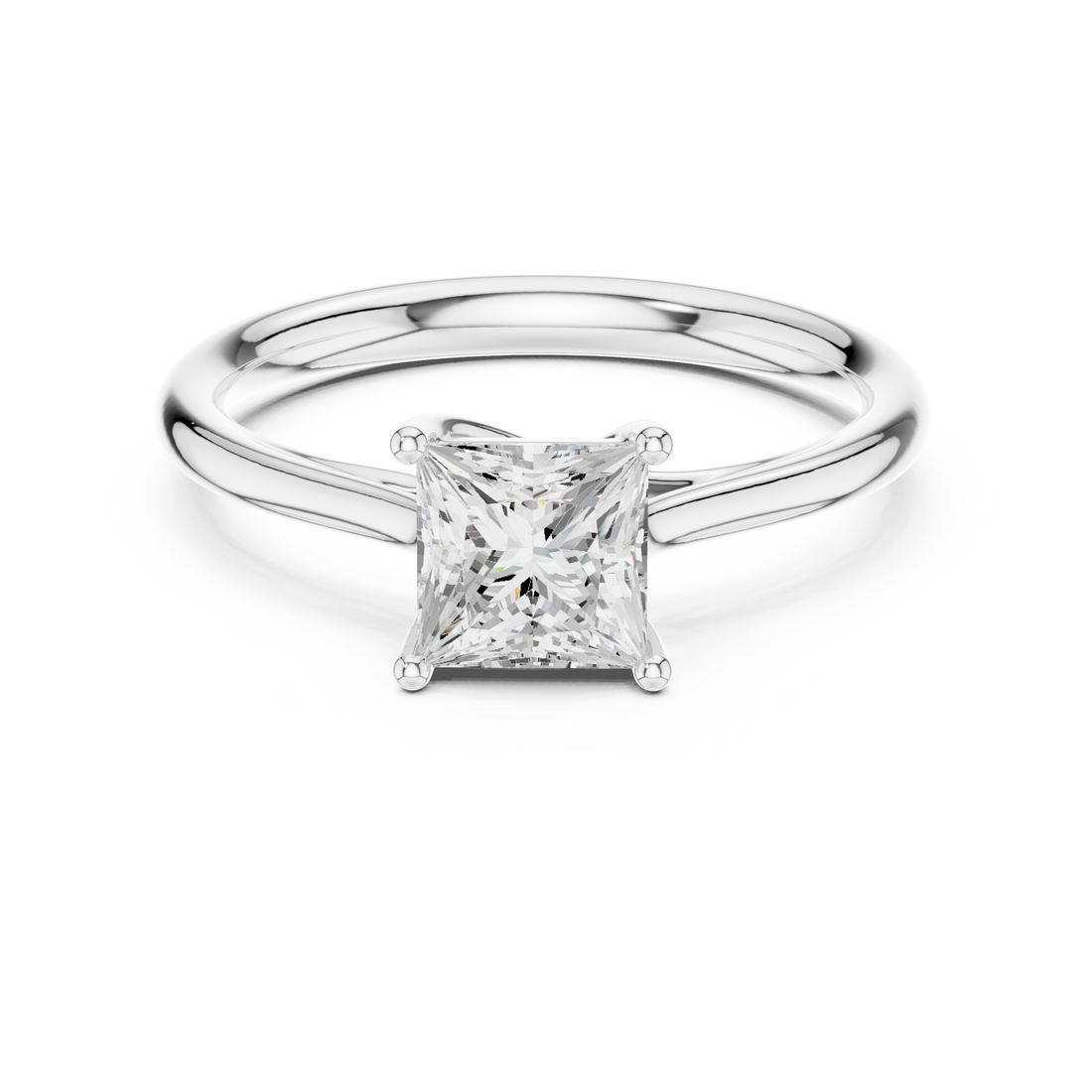 Stylish engagement jewellery set featuring modern elegant design.