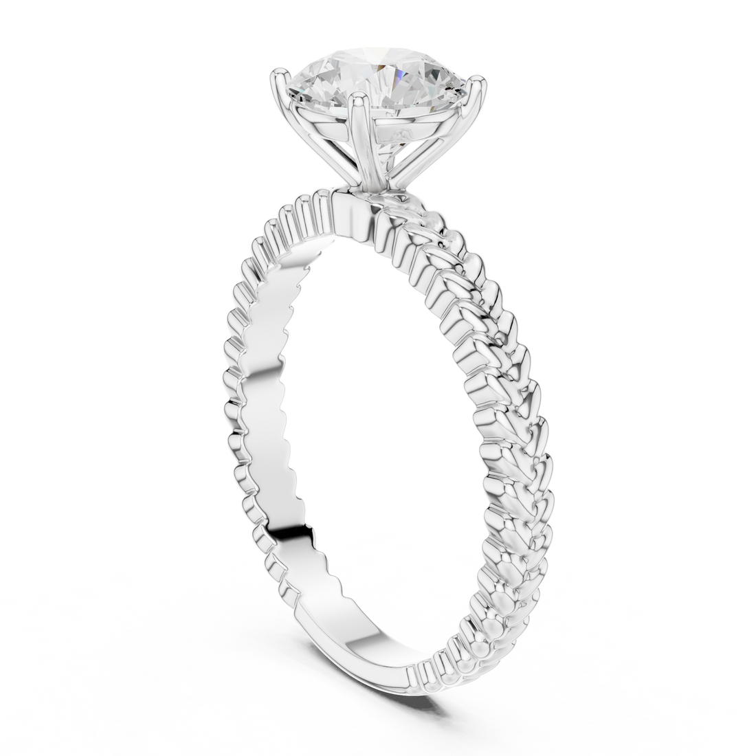 Designer diamond link bracelet with sparkling stone accents.