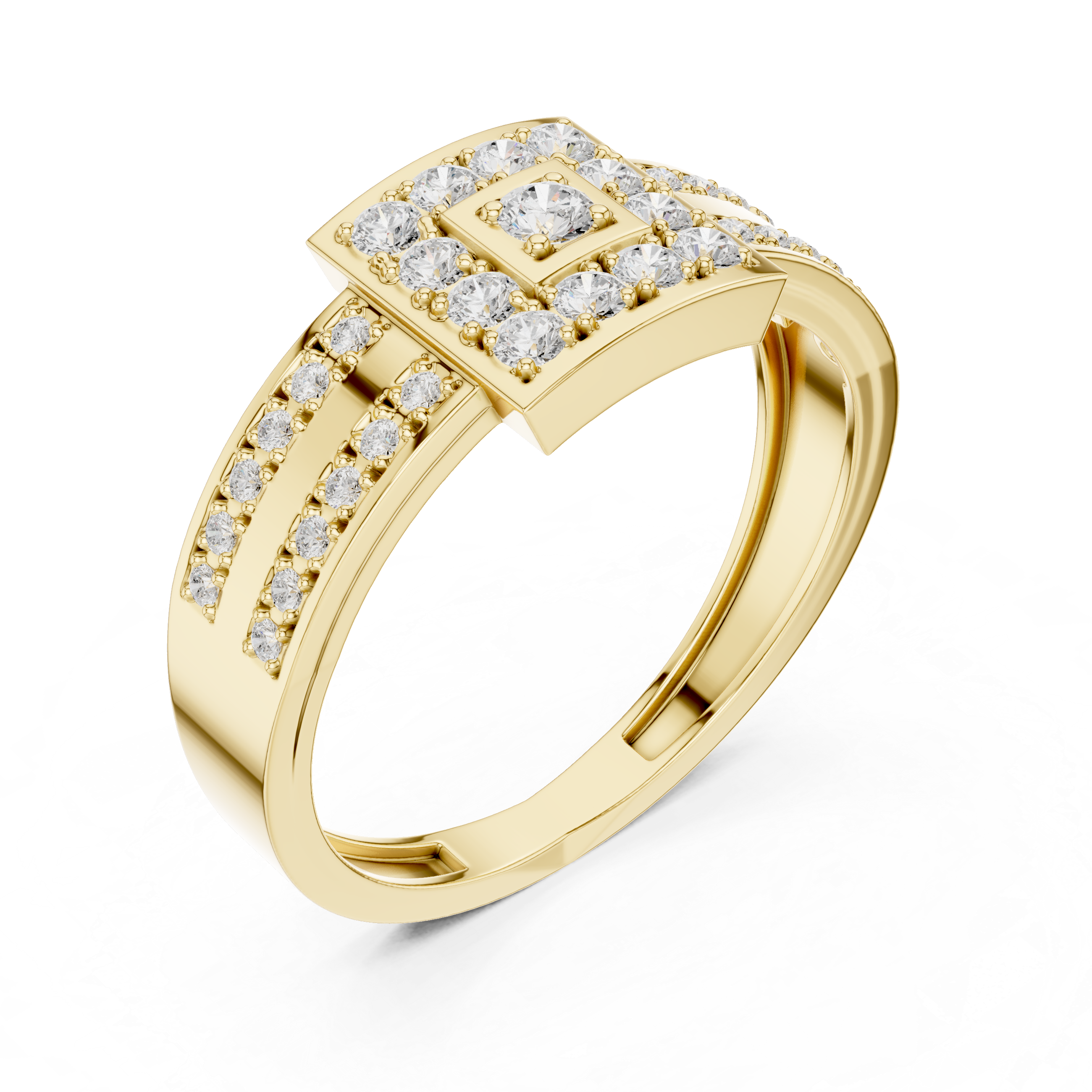 Traditional nose ring featuring circular gold hoop with decorative bead.