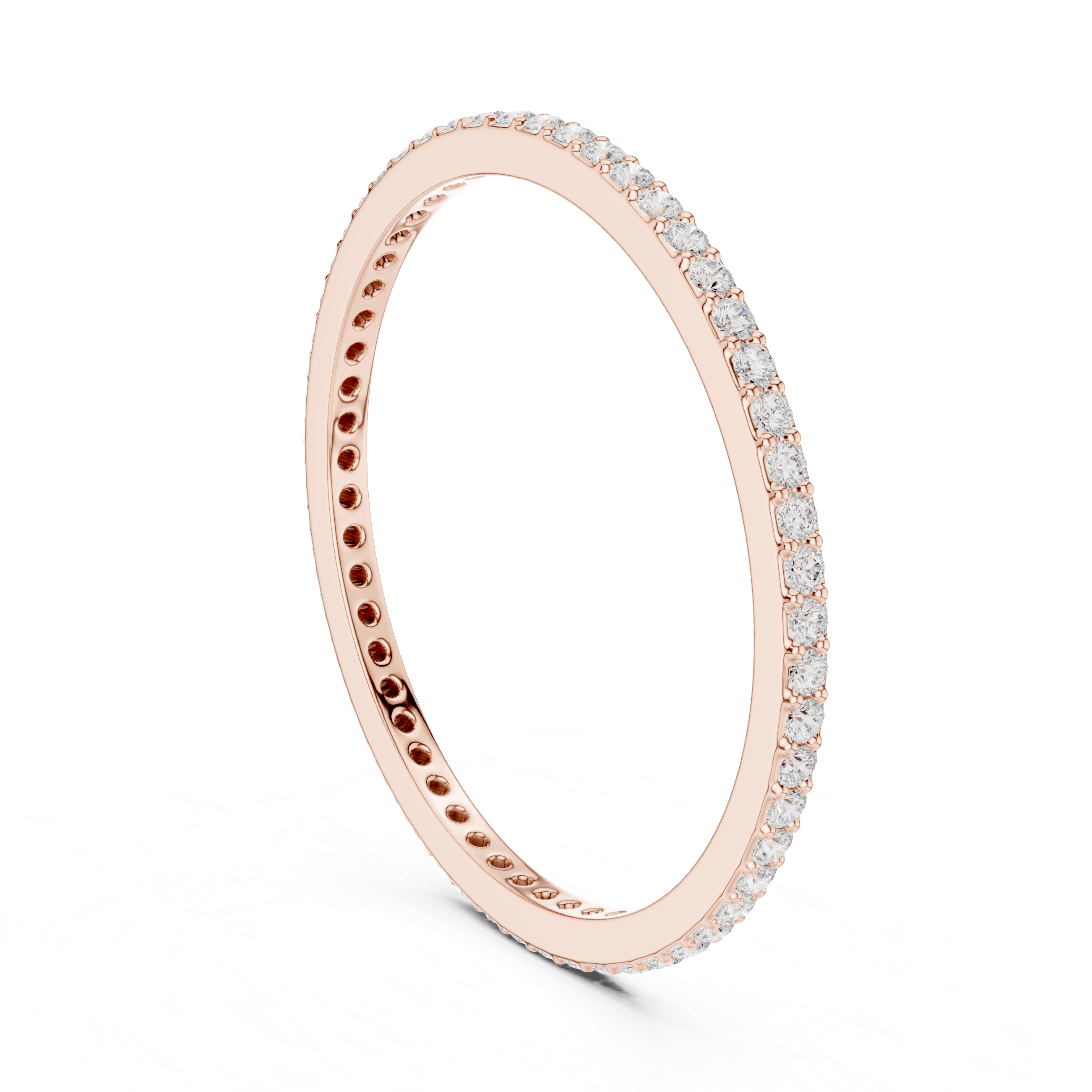 Minimalist gold anklet featuring sleek thin chain structure.