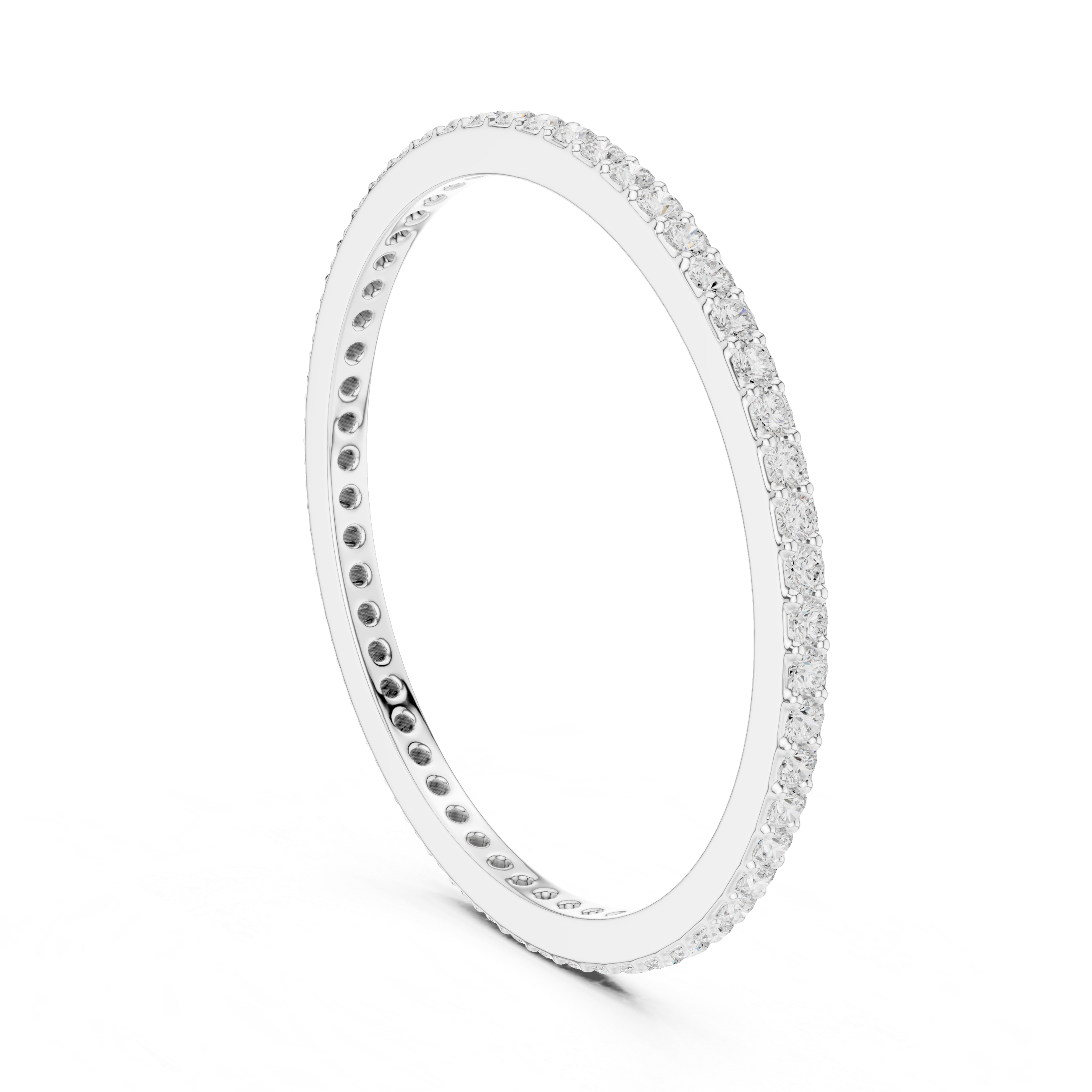 Elegant toe ring featuring polished silver adjustable band design.
