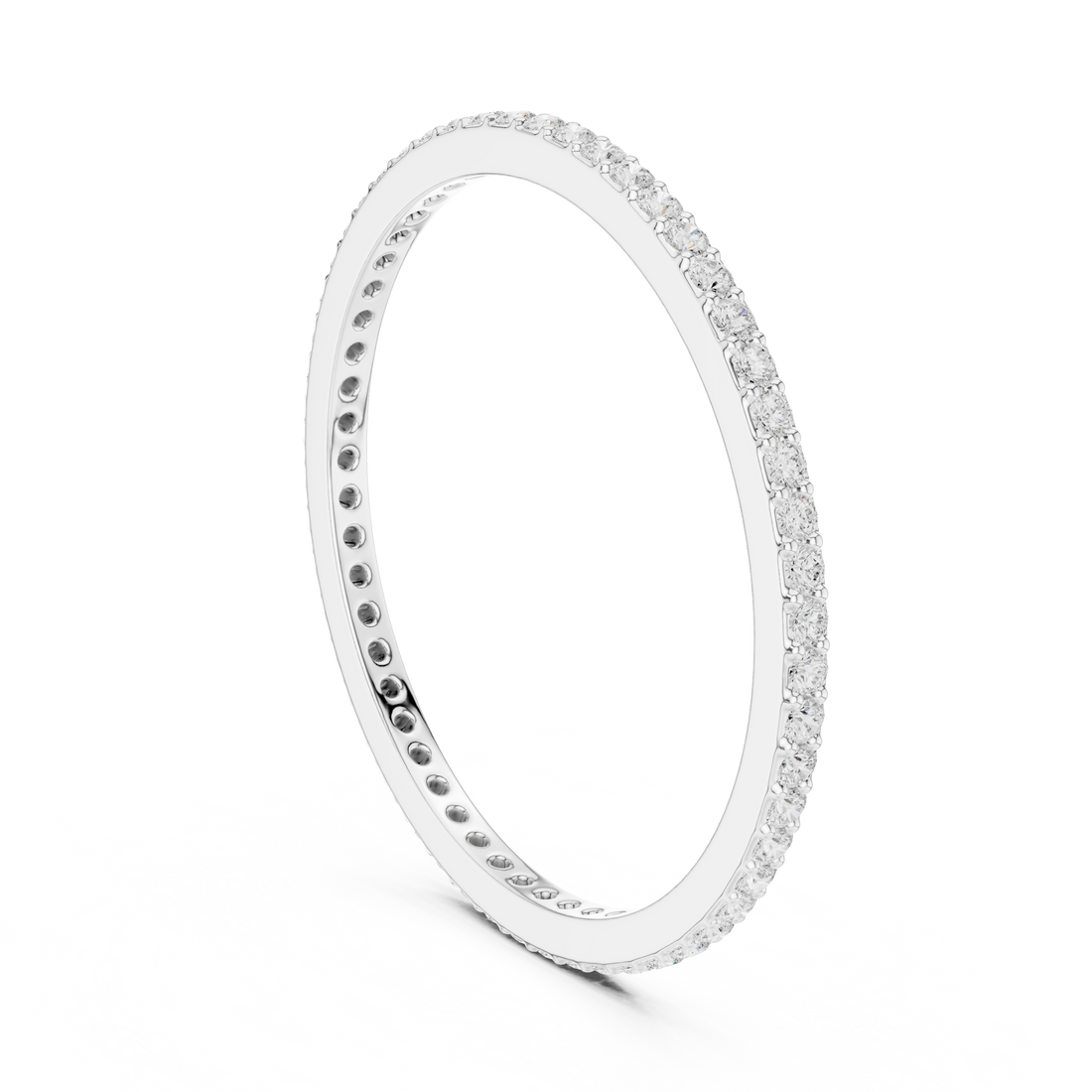 Elegant toe ring featuring polished silver adjustable band design.