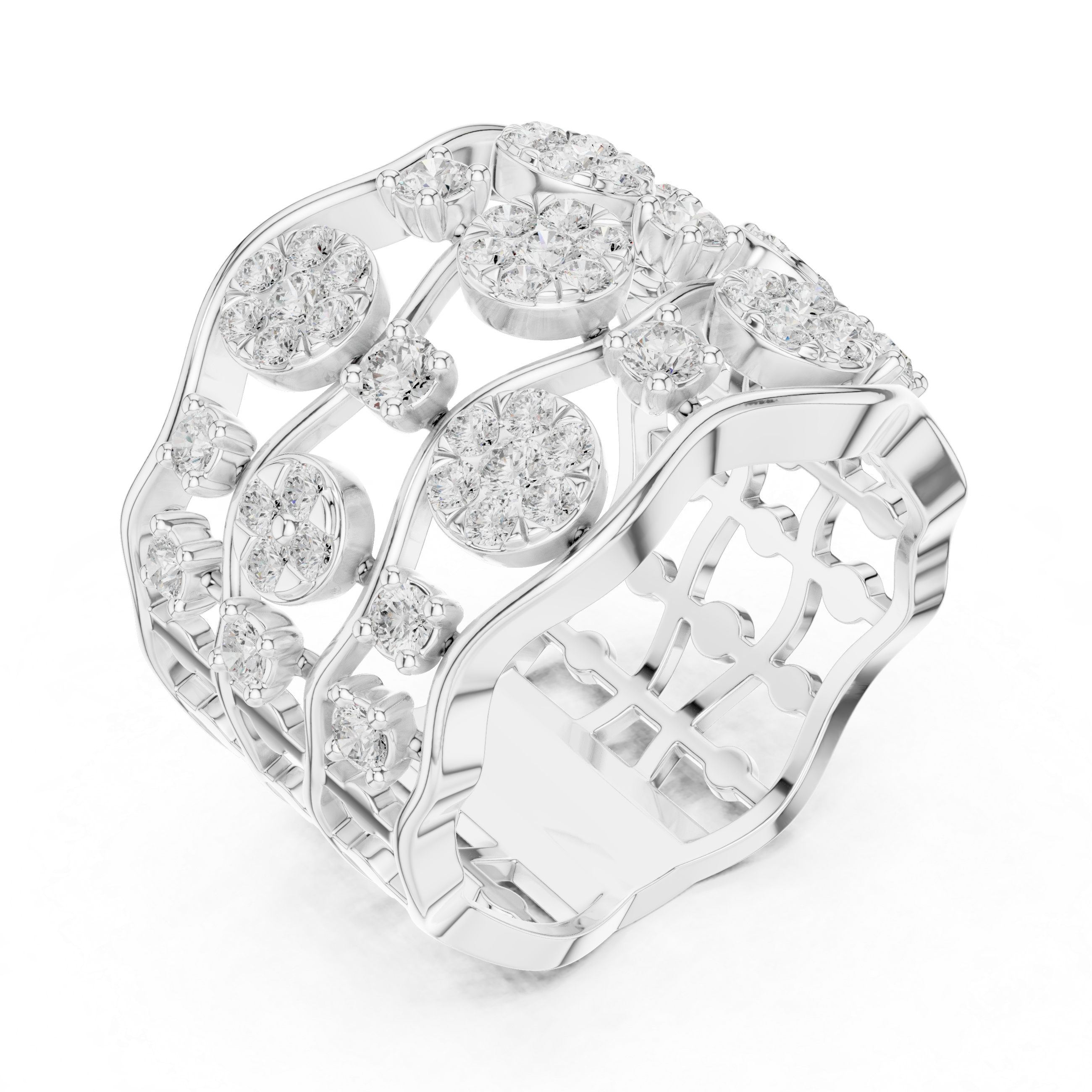 Classic cushion-cut diamond ring with vintage-inspired halo setting and sparkling accents.