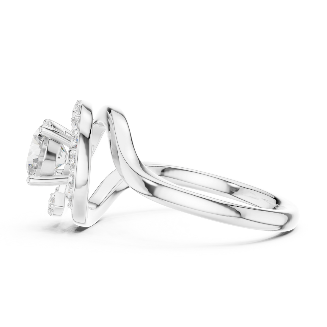Luxury diamond jacket earrings designed to surround central stud stones.