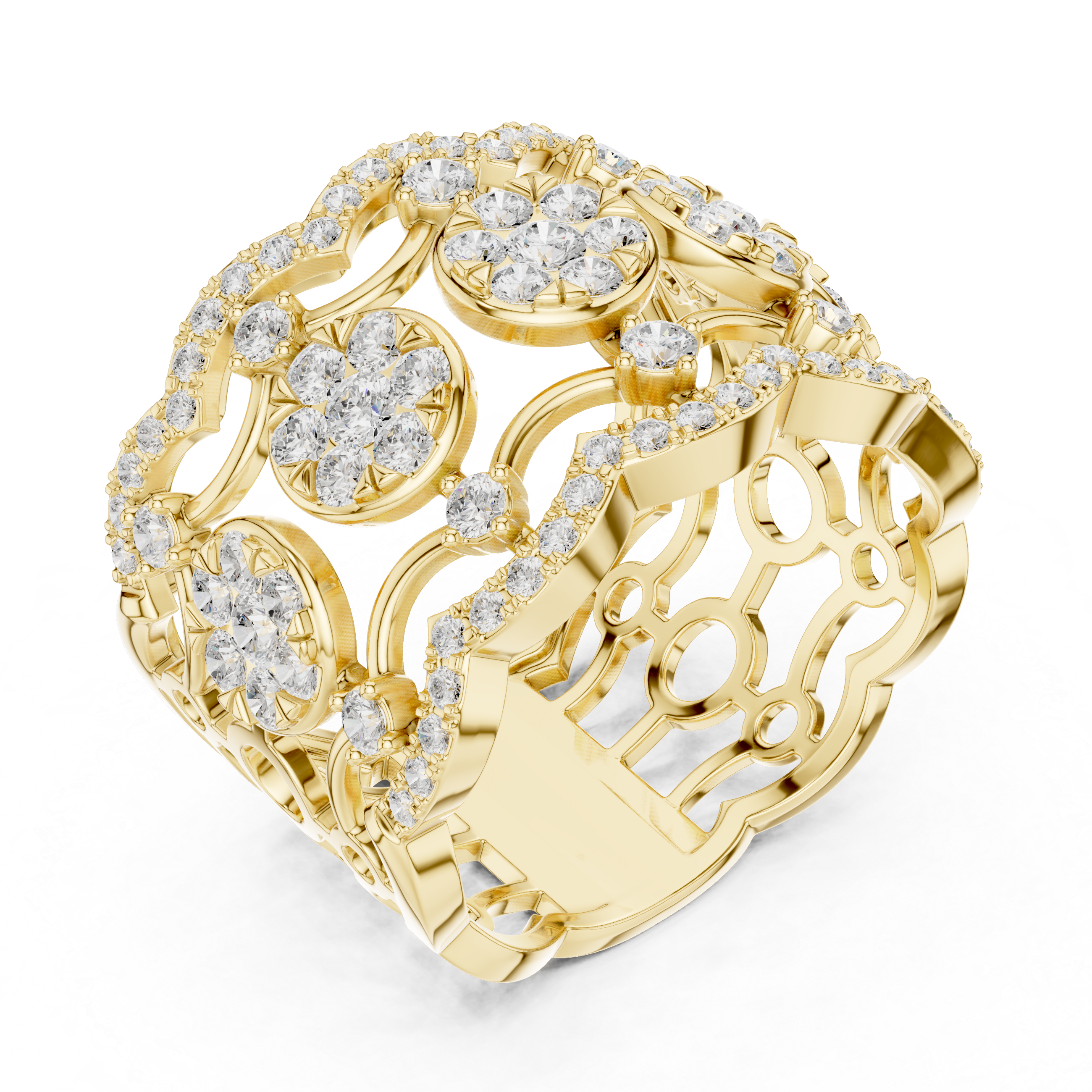 Vintage-style hinged bangle bracelet with engraved patterns.