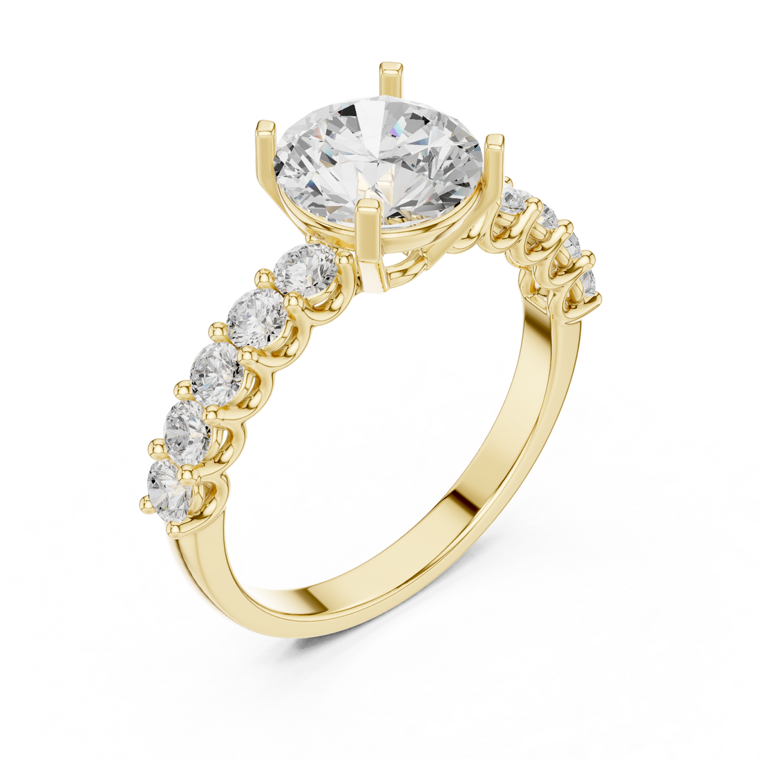 Traditional nose ring featuring circular gold hoop with decorative bead.