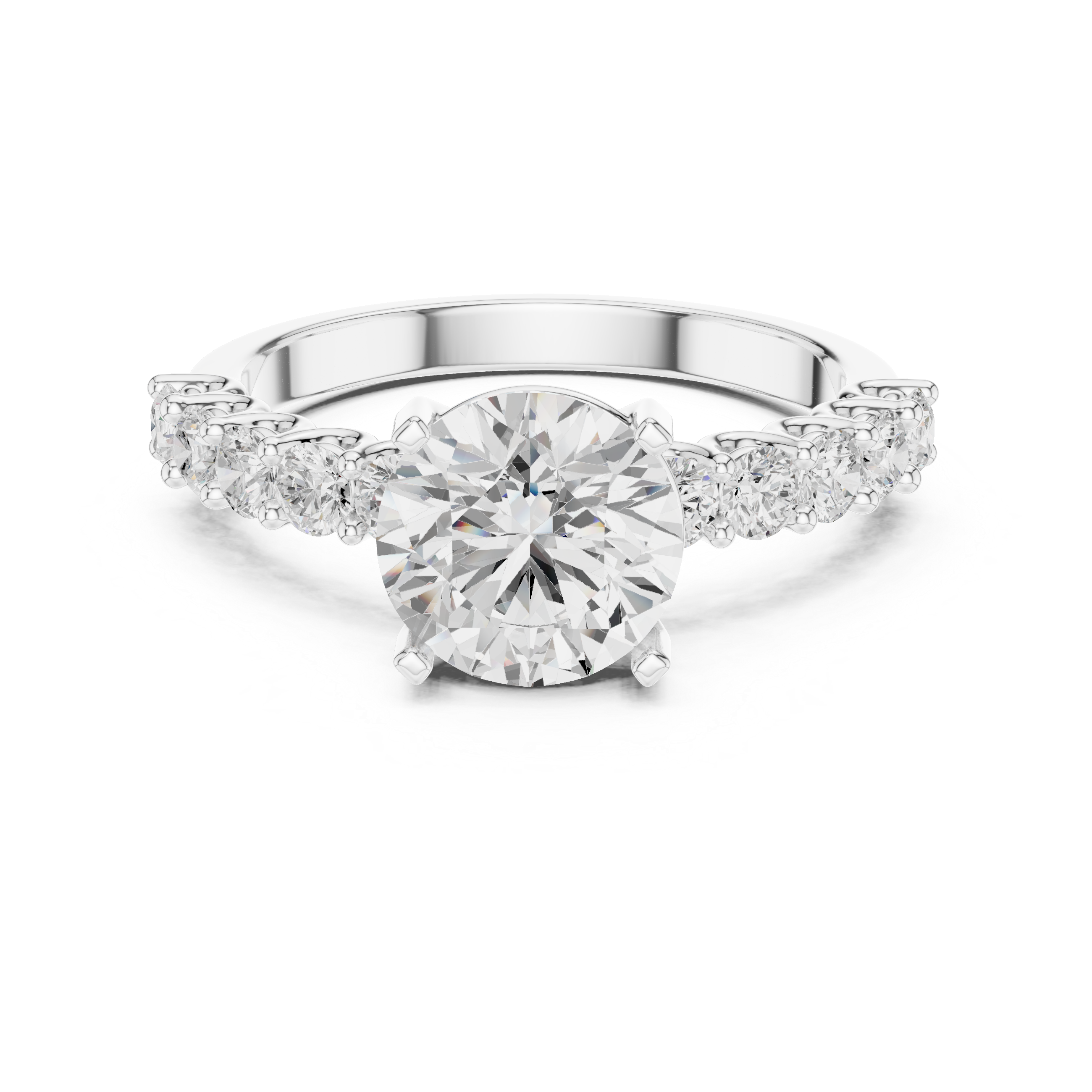 Luxury diamond nose ring with intricate detailing and sparkle.