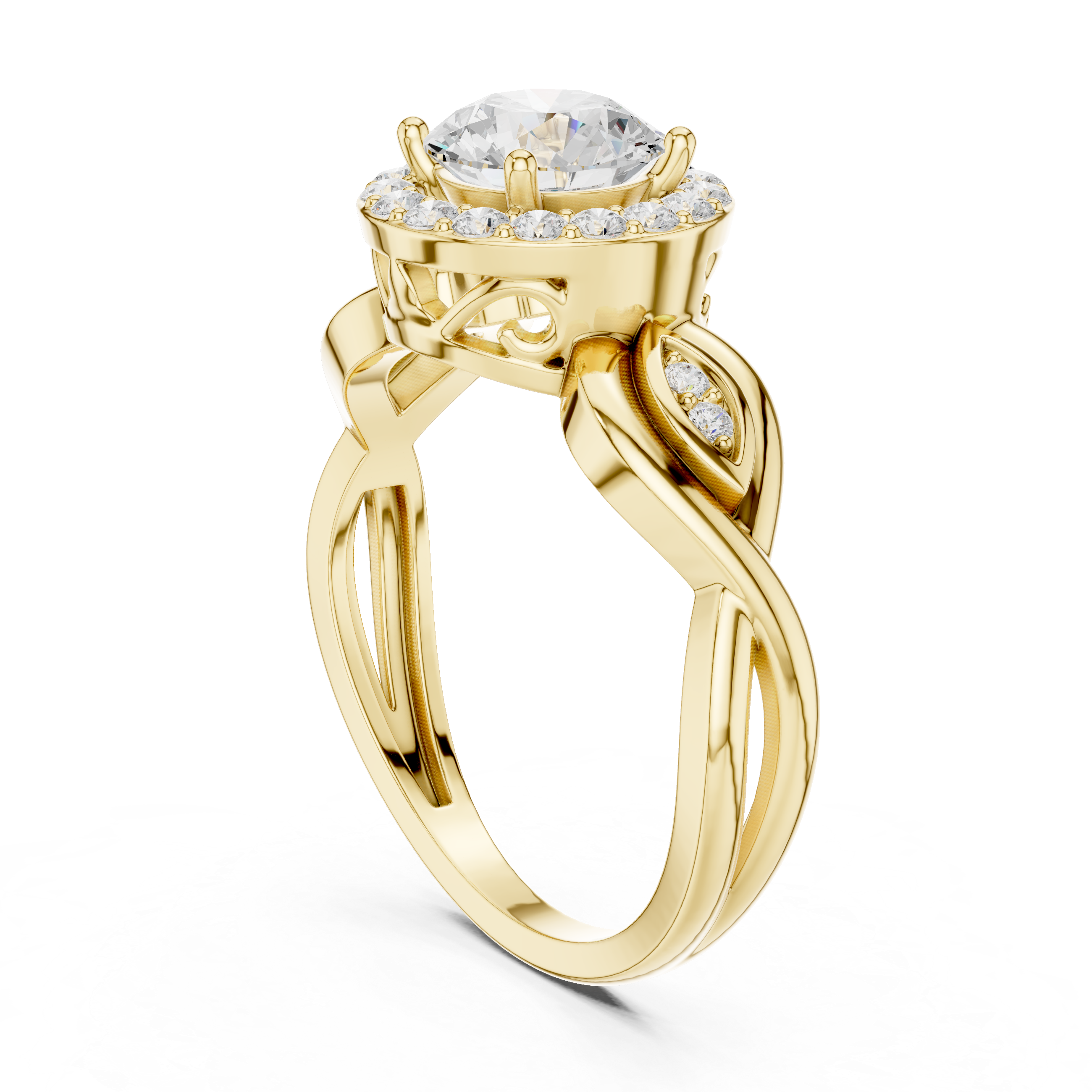Luxury men's diamond band featuring row of sparkling stones.