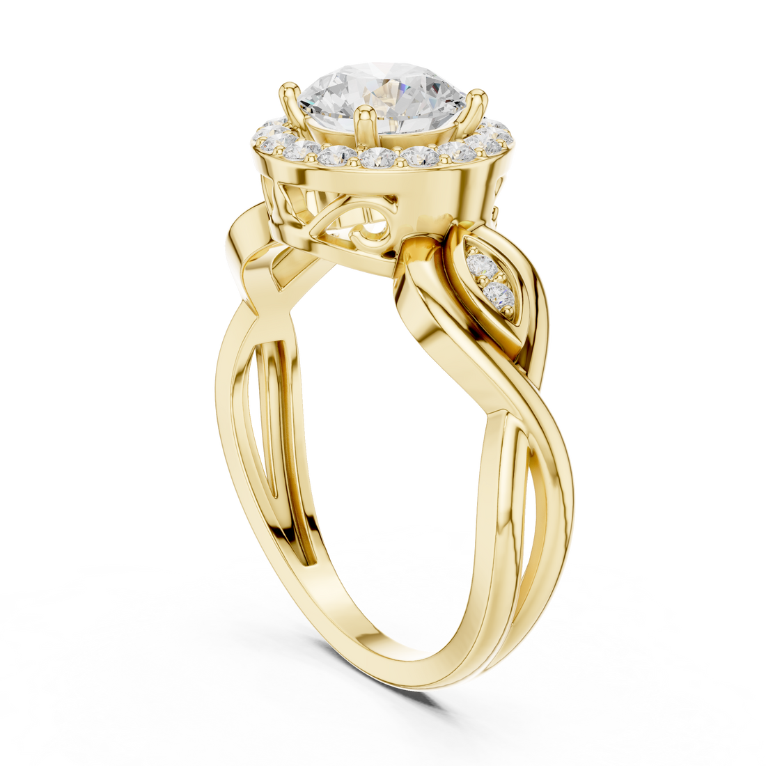 Luxury men's diamond band featuring row of sparkling stones.