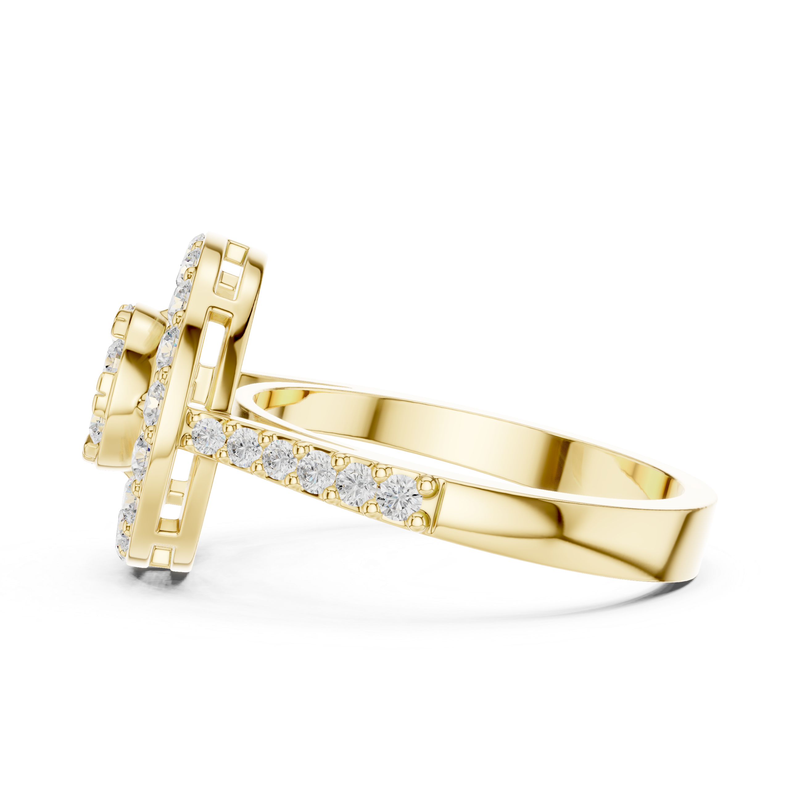 Luxury bridal diamond set featuring high-end craftsmanship.