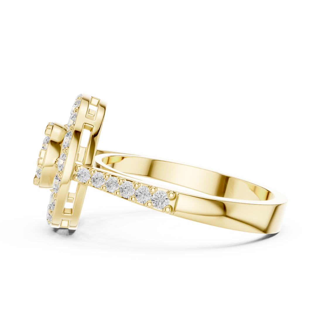 Luxury bridal diamond set featuring high-end craftsmanship.