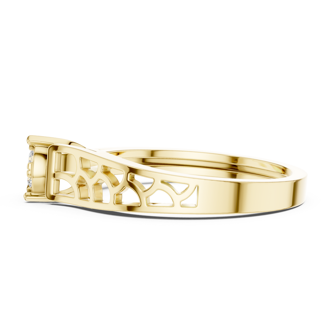Elegant hoop earrings featuring textured gold surface.