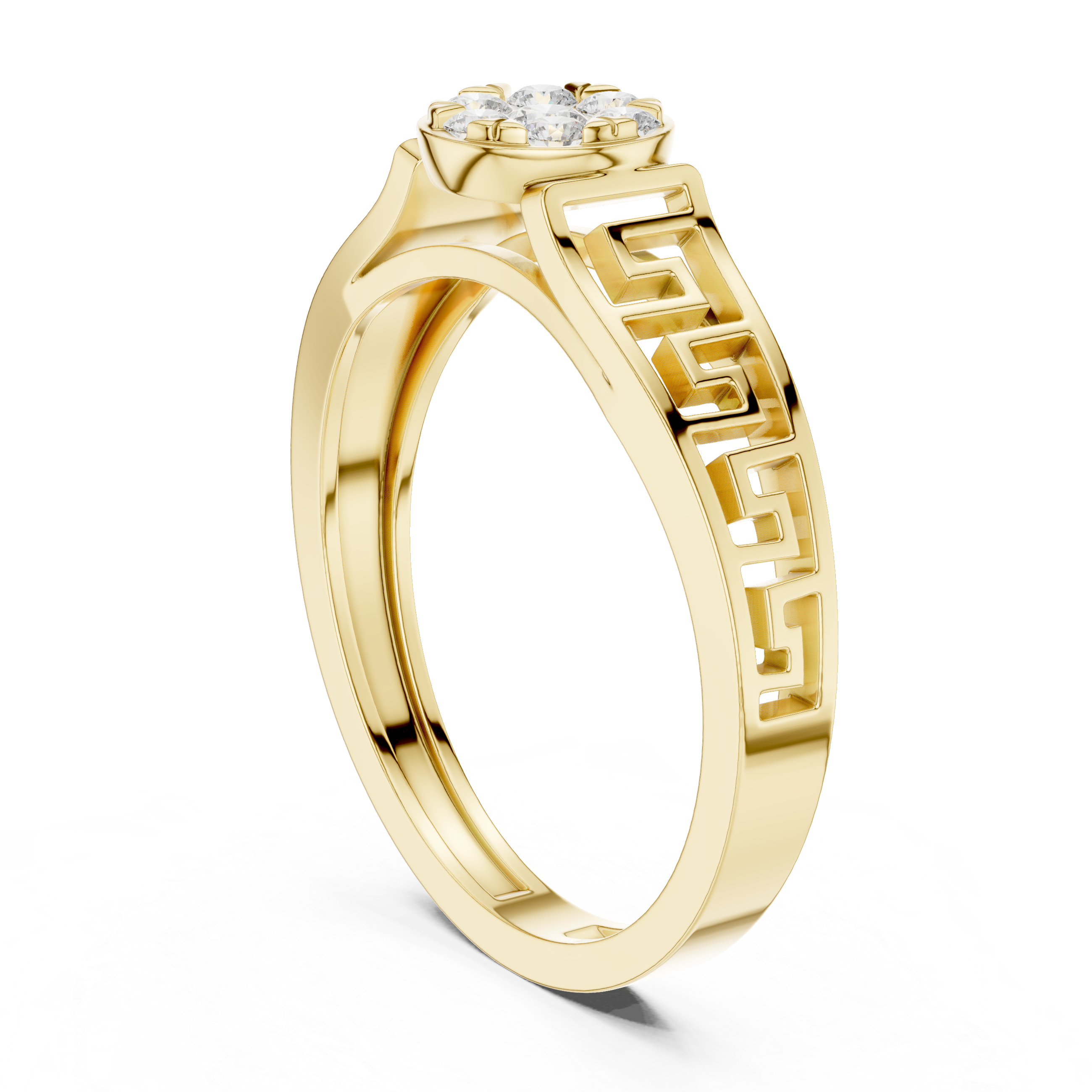 Stylish marquise diamond ring with elongated shape and delicate prong setting.