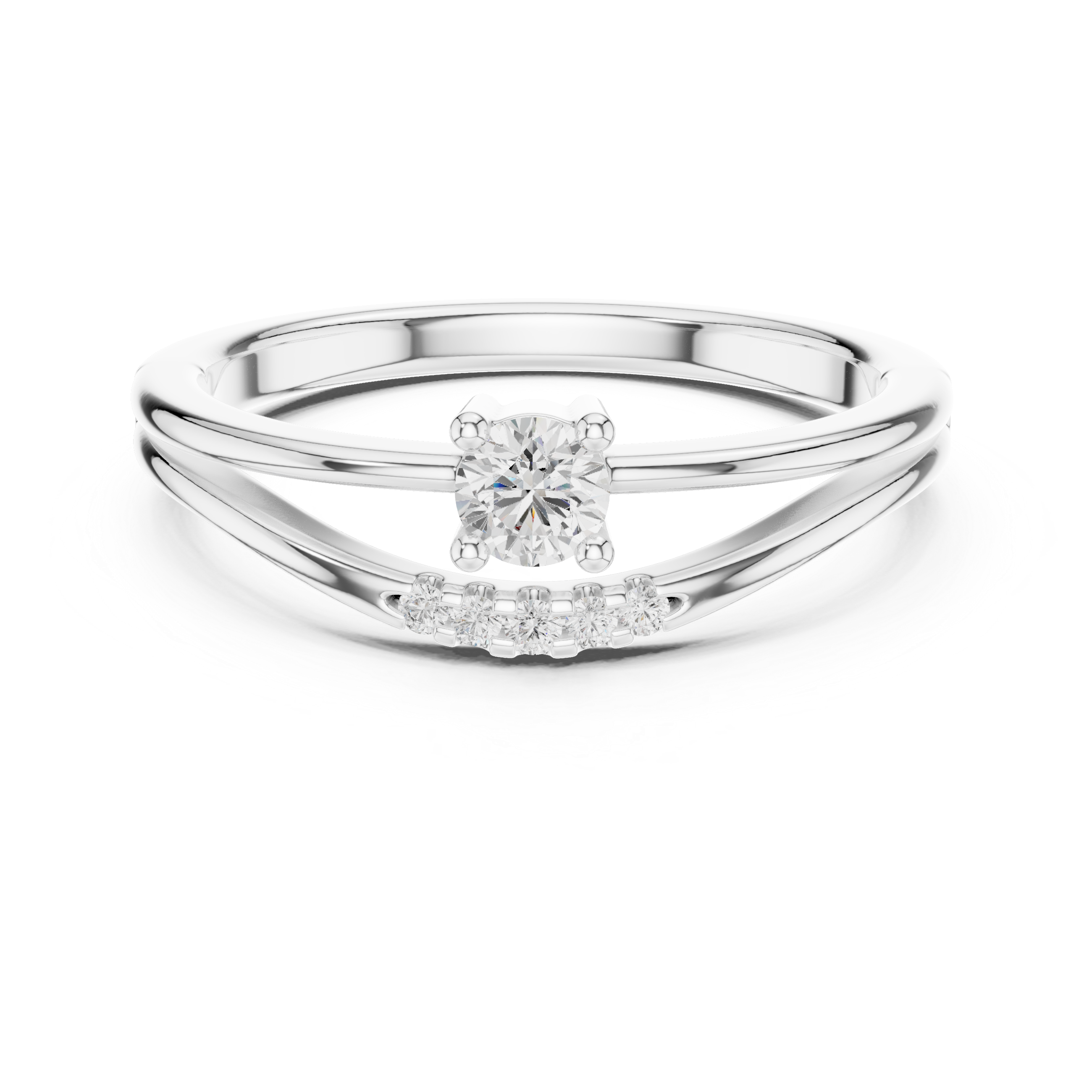 Luxury diamond nose ring with intricate detailing and sparkle.