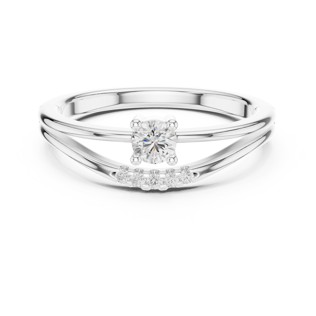 Luxury diamond nose ring with intricate detailing and sparkle.