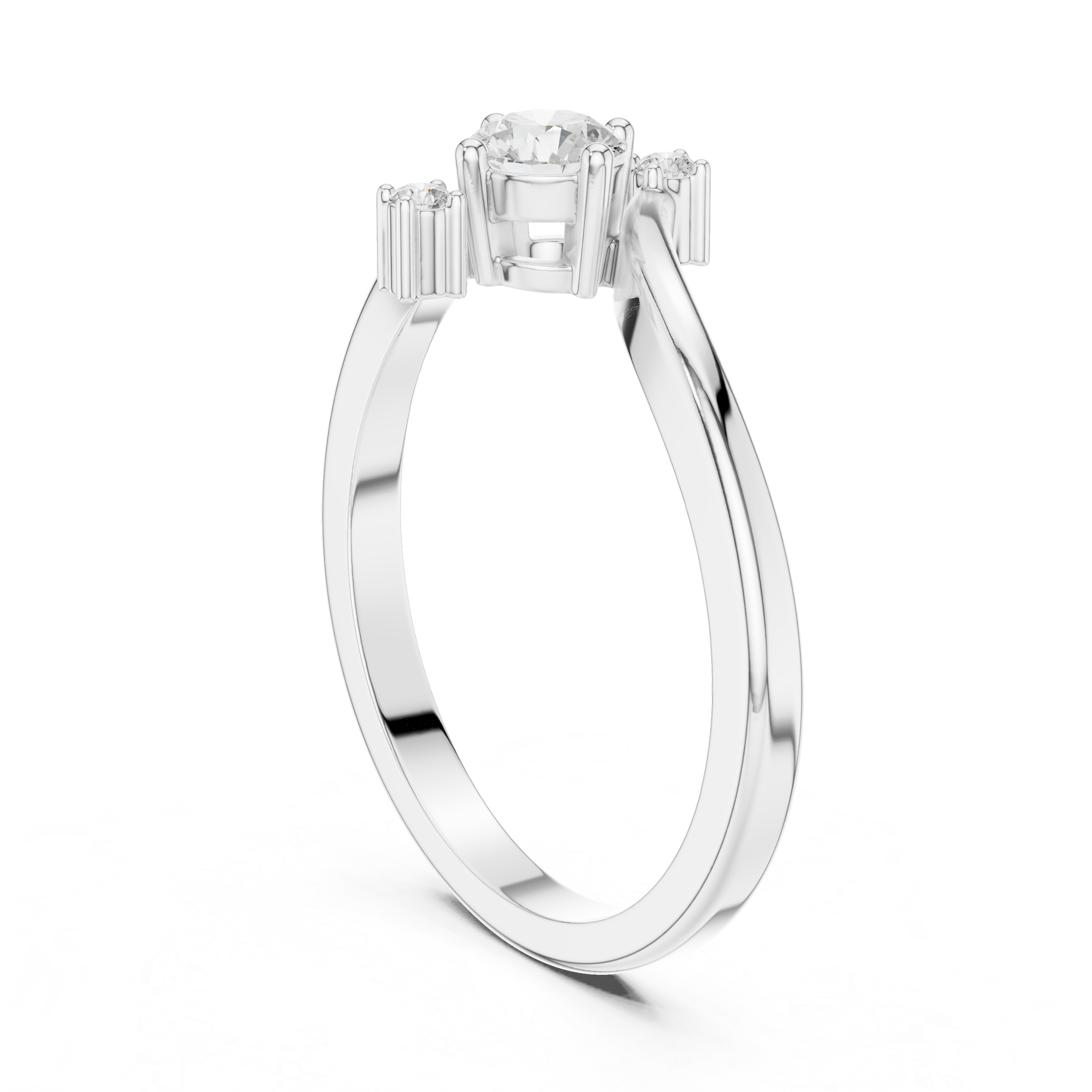 Elegant toe ring featuring polished silver adjustable band design.
