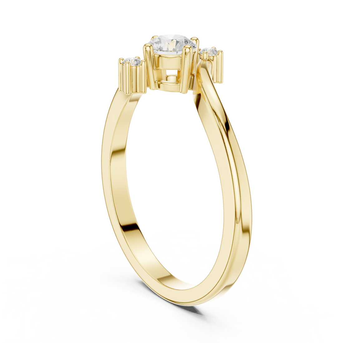Stylish gemstone toe ring featuring central colored stone.