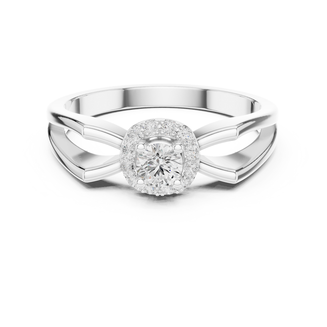 Luxury diamond nose ring with intricate detailing and sparkle.