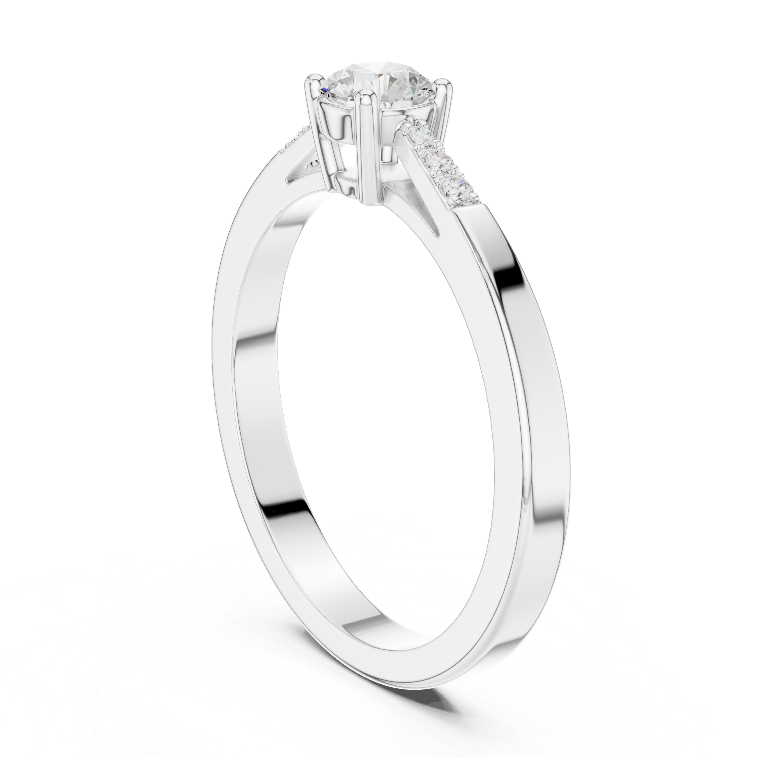 Elegant toe ring featuring polished silver adjustable band design.