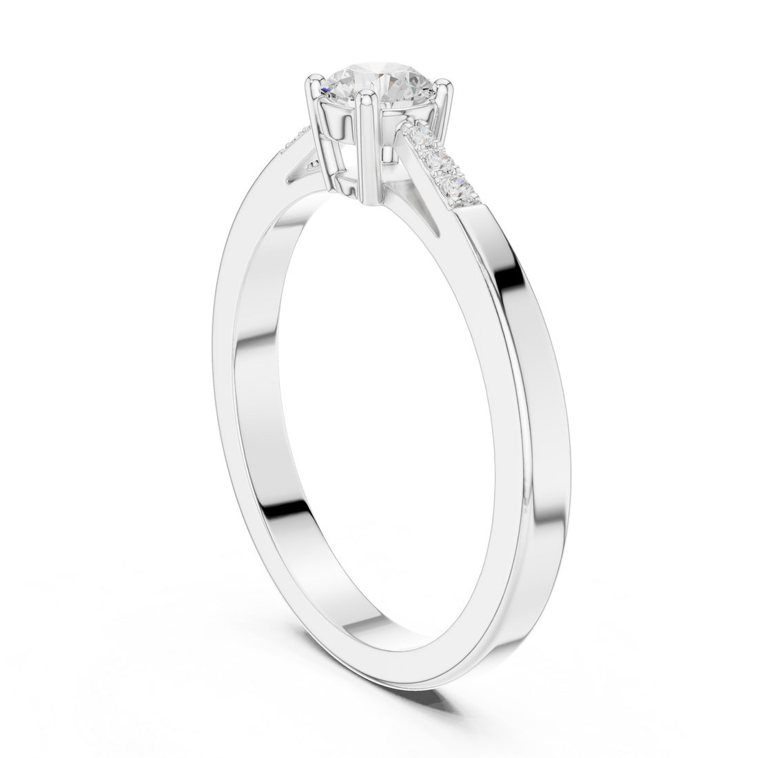 Elegant toe ring featuring polished silver adjustable band design.