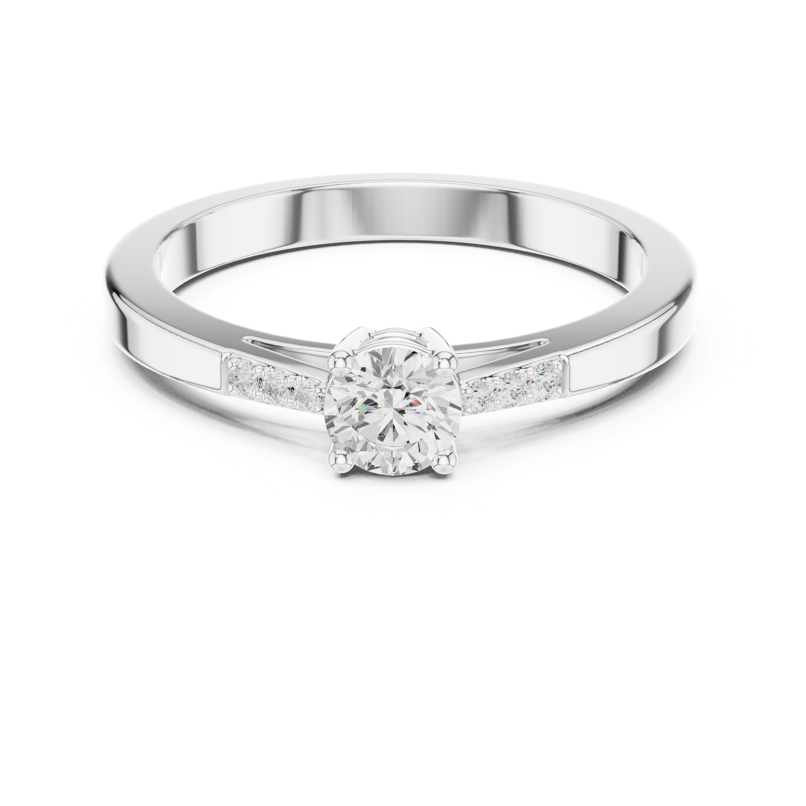 Classic floral brooch featuring detailed petal shapes and polished finish.