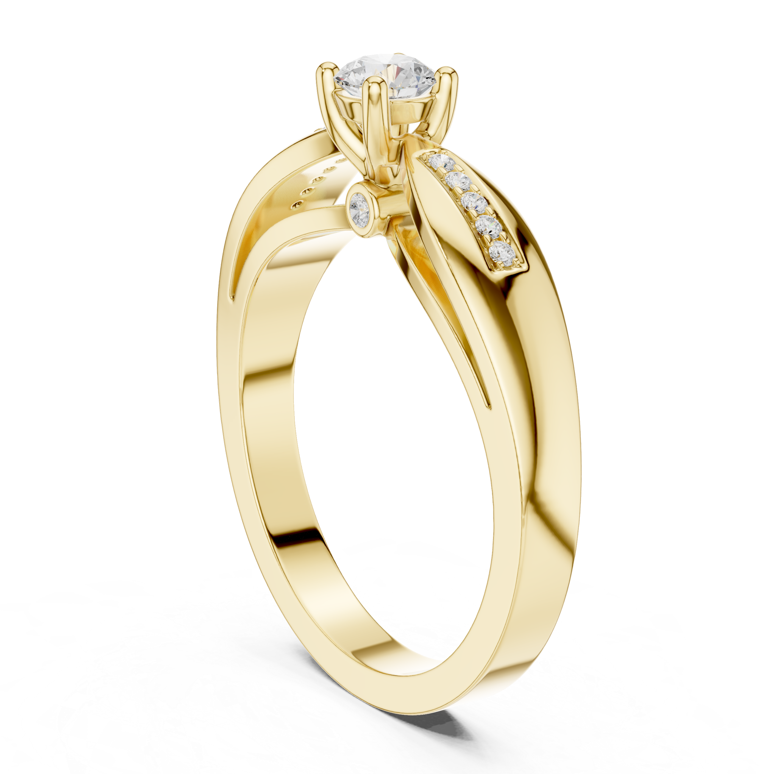 Luxury men's diamond band featuring row of sparkling stones.