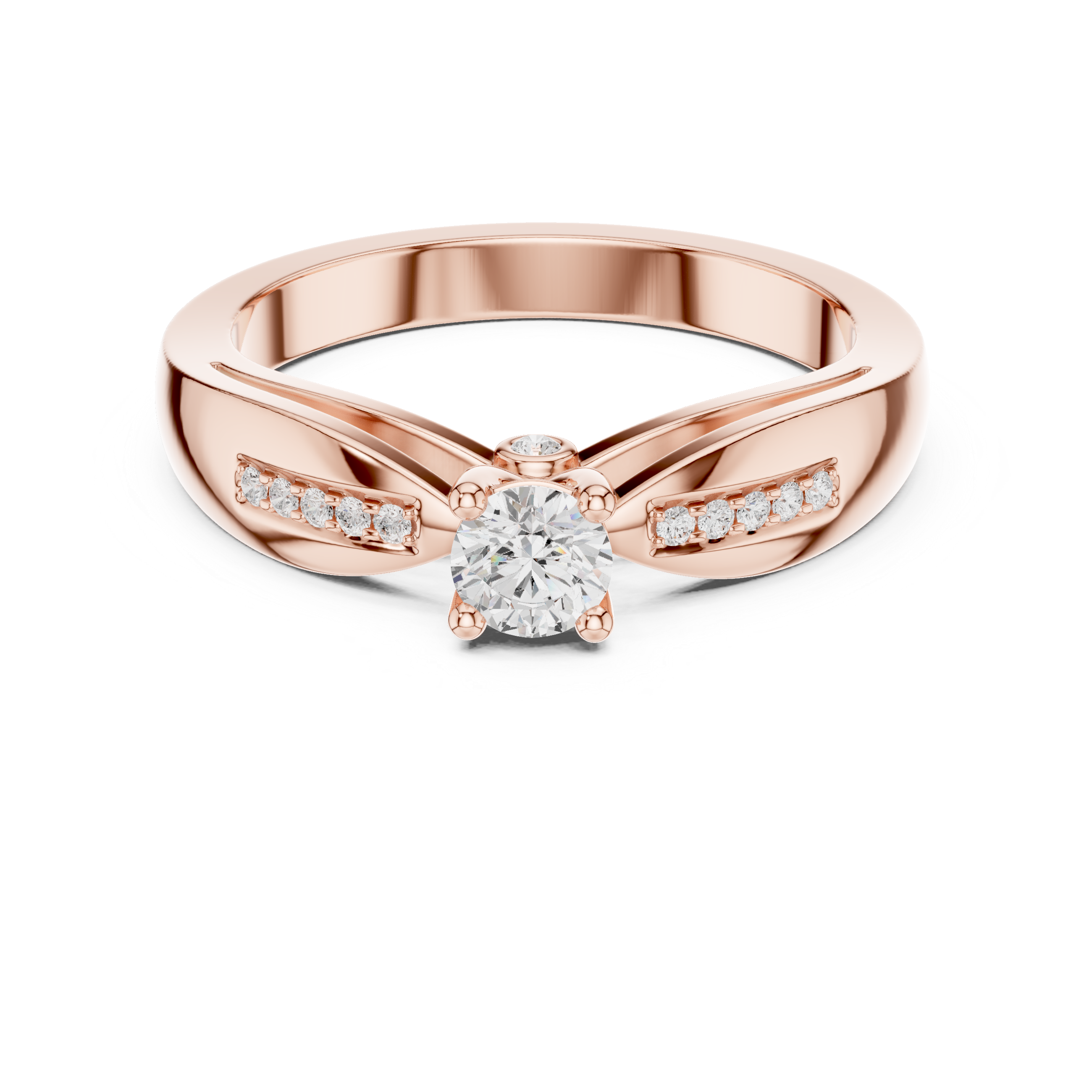 Modern geometric brooch featuring bold structured edges.