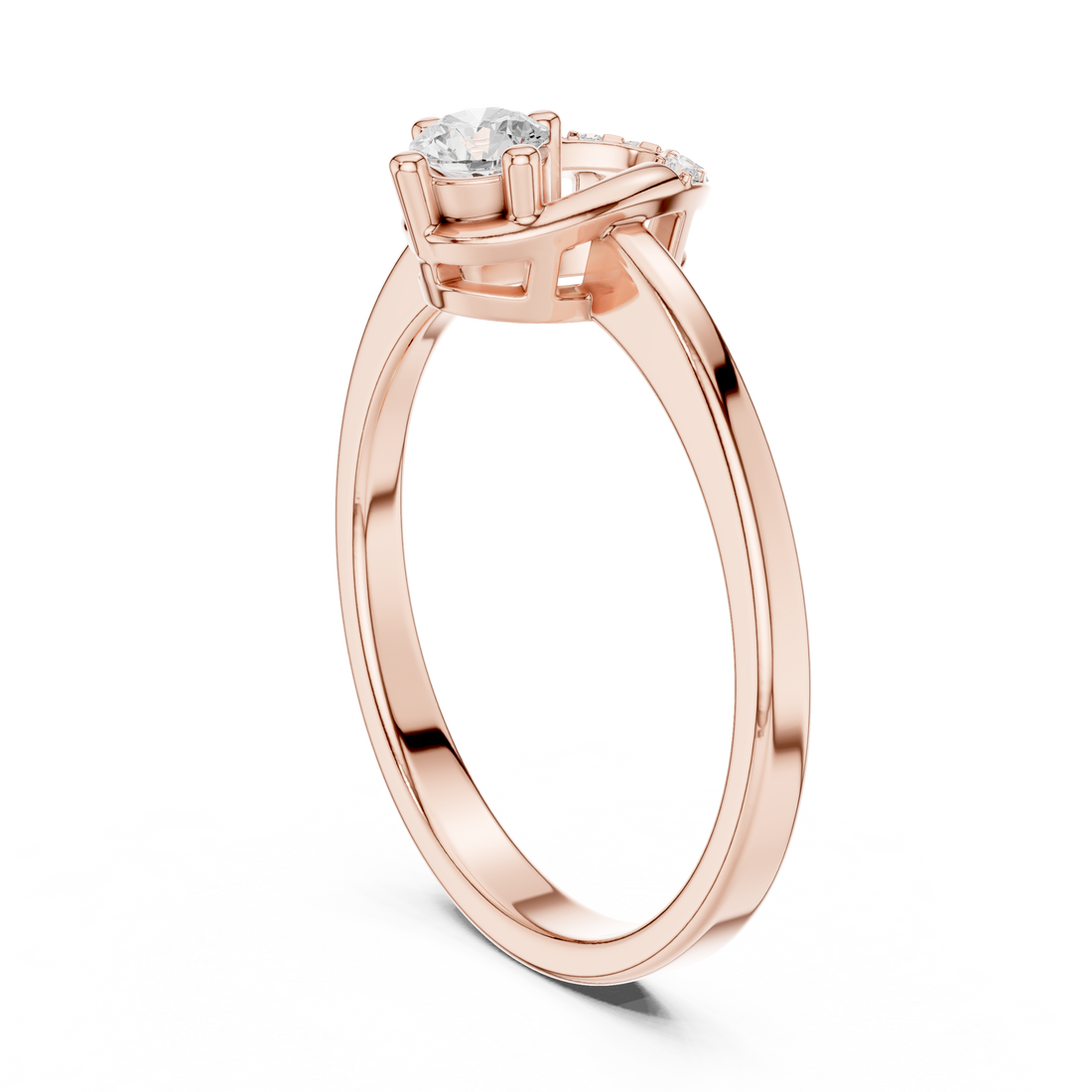 Stylish multi-band ring featuring layered metal structure.
