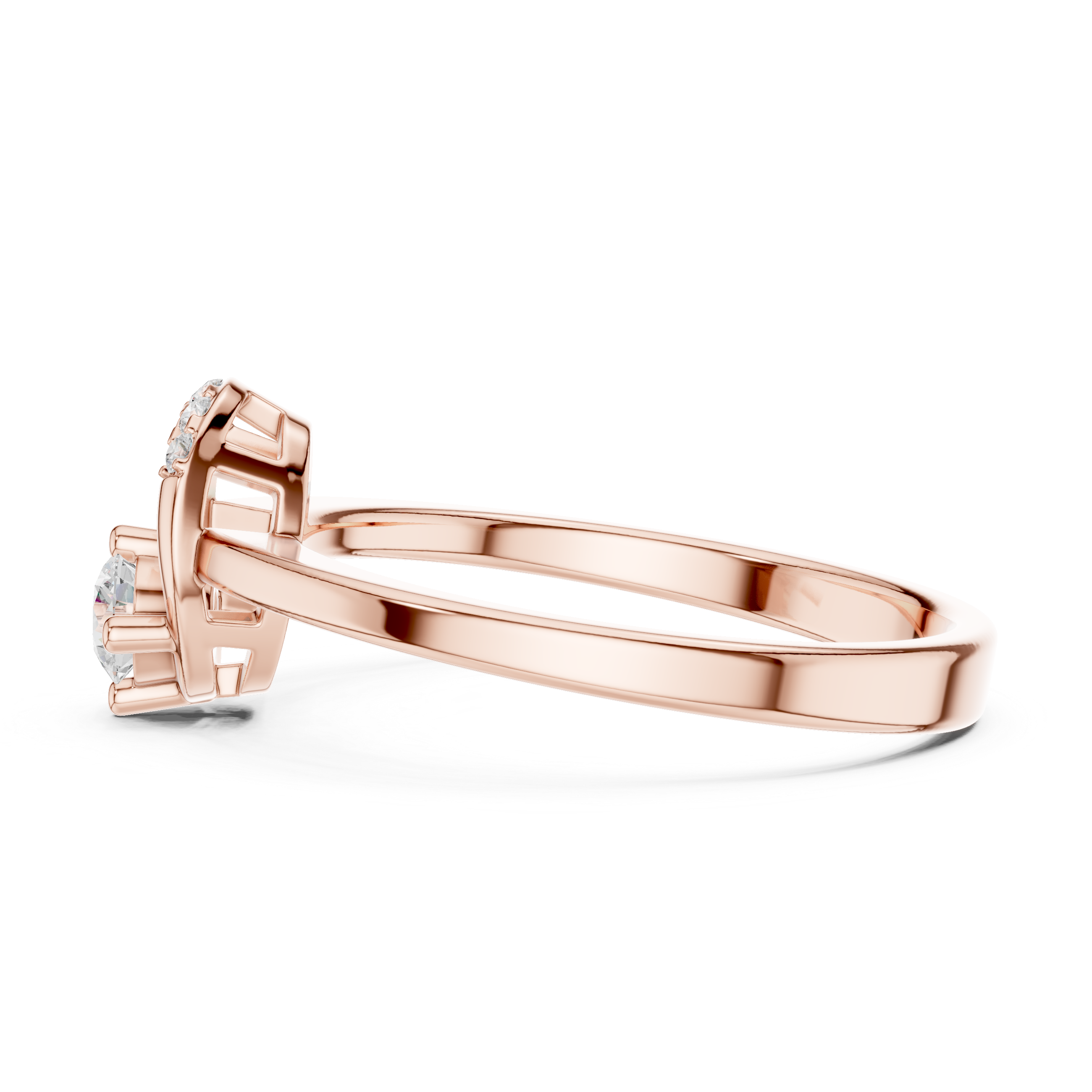 Modern ear cuff earrings featuring wrap-around structure.