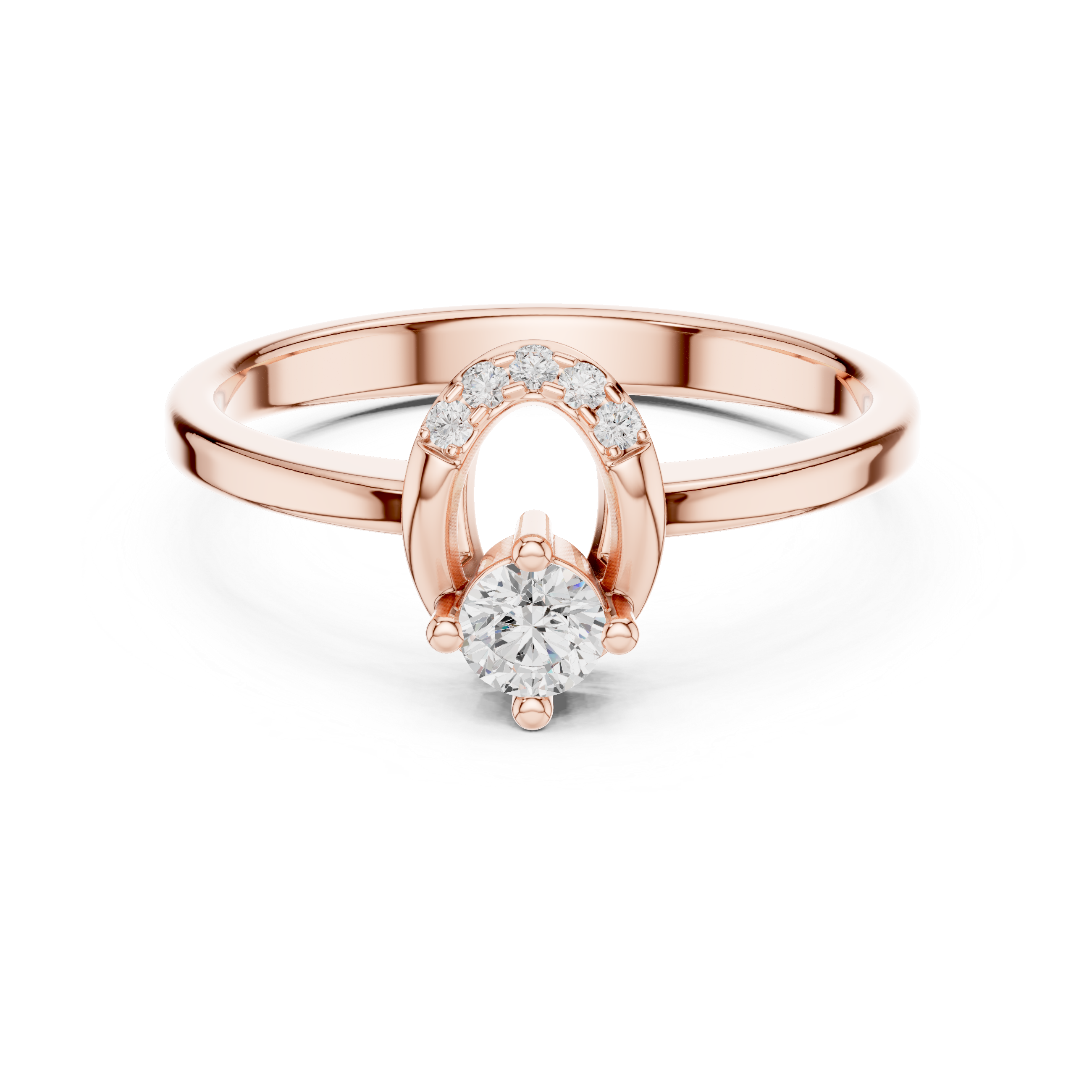 Classic halo cocktail ring featuring large central gemstone.