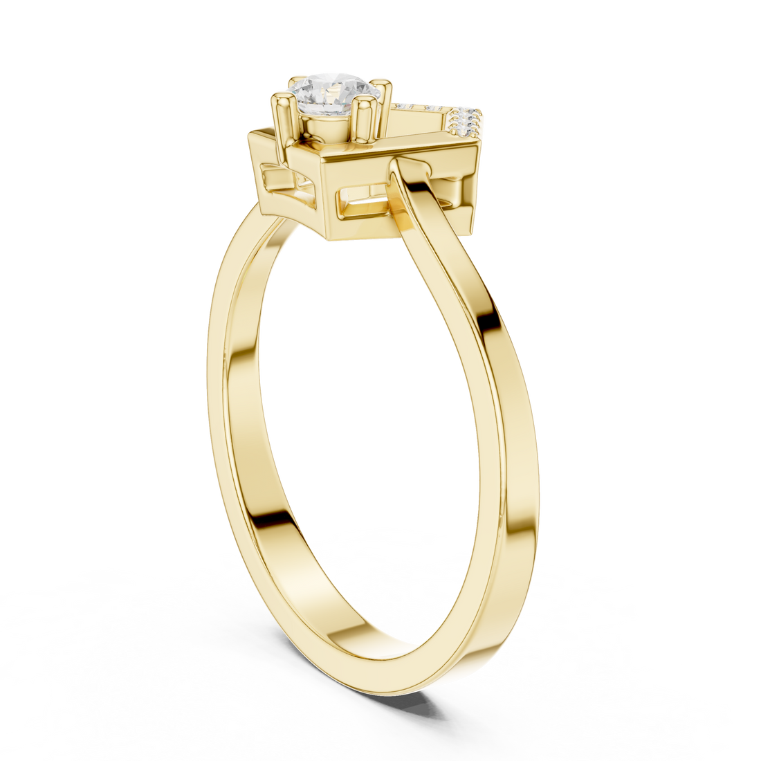 Elegant stackable ring set featuring multiple slim bands.