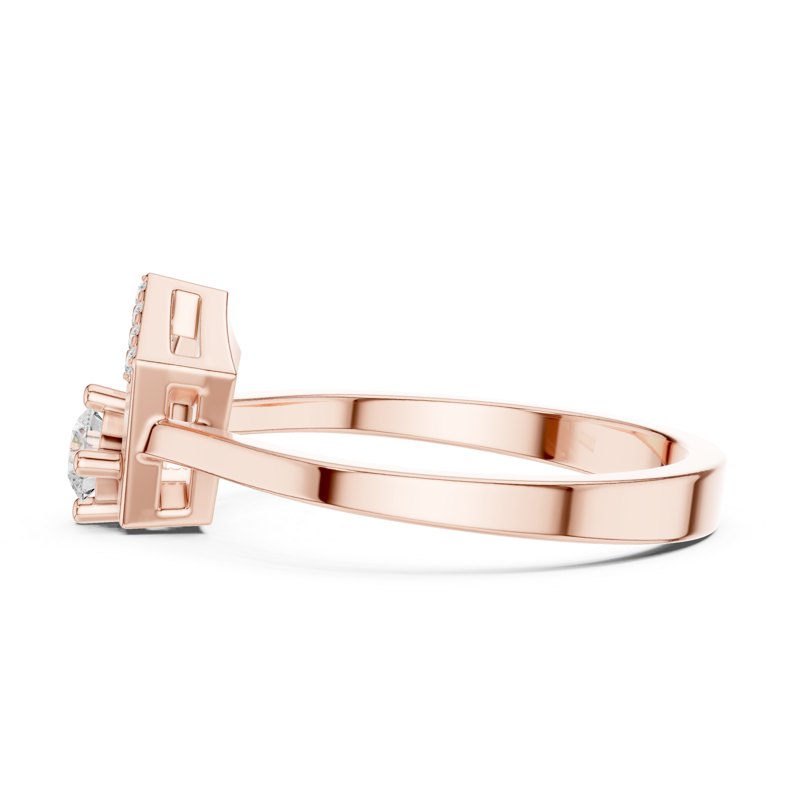 Stylish anniversary ring featuring sparkling stone accents.