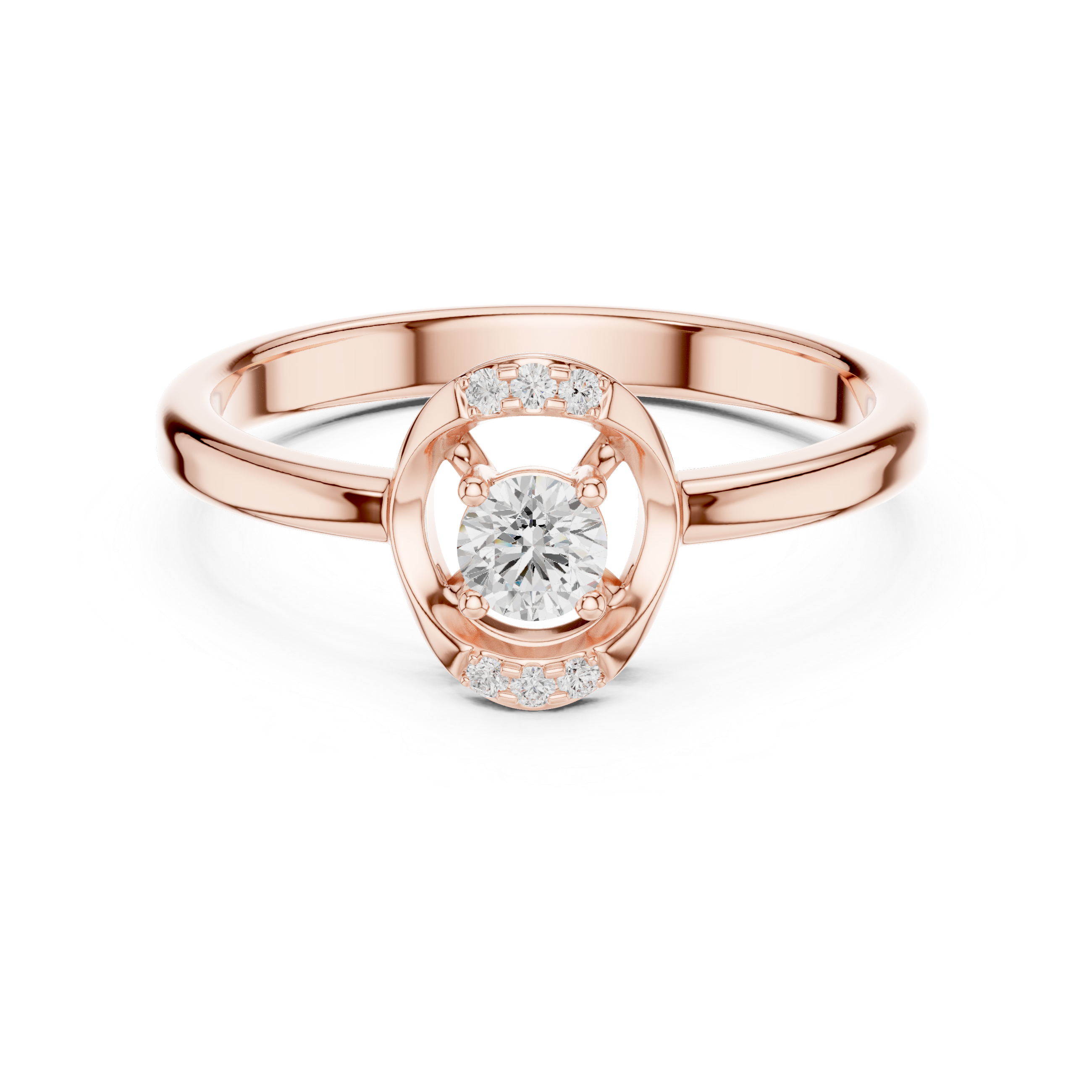Stylish knot design ring symbolizing love and unity with polished finish.