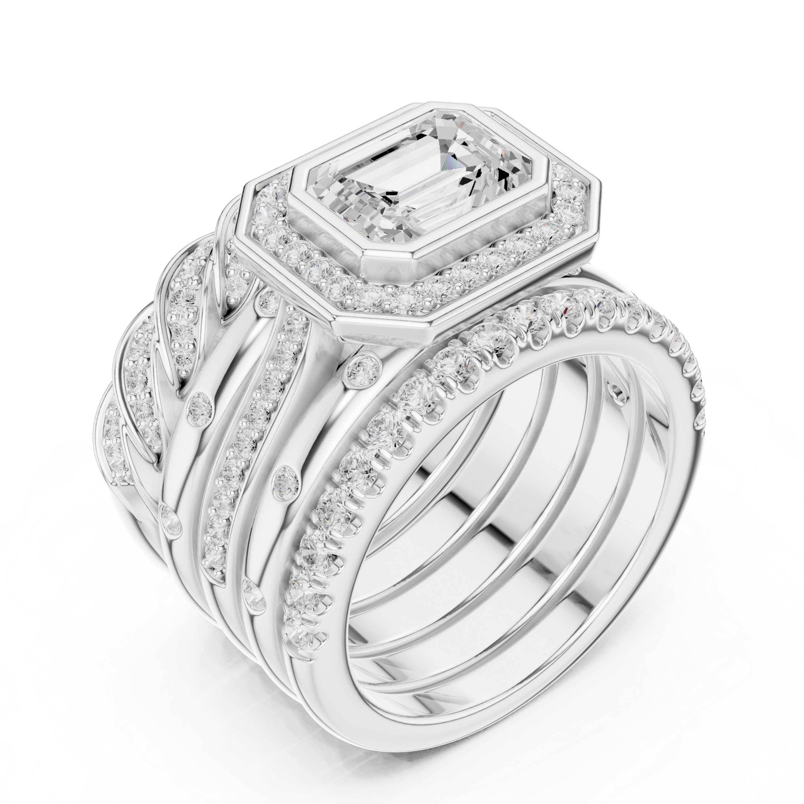 Minimalist men's band featuring smooth polished gold surface.
