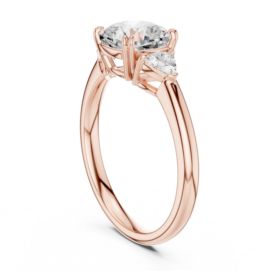 Stylish multi-band ring featuring layered metal structure.