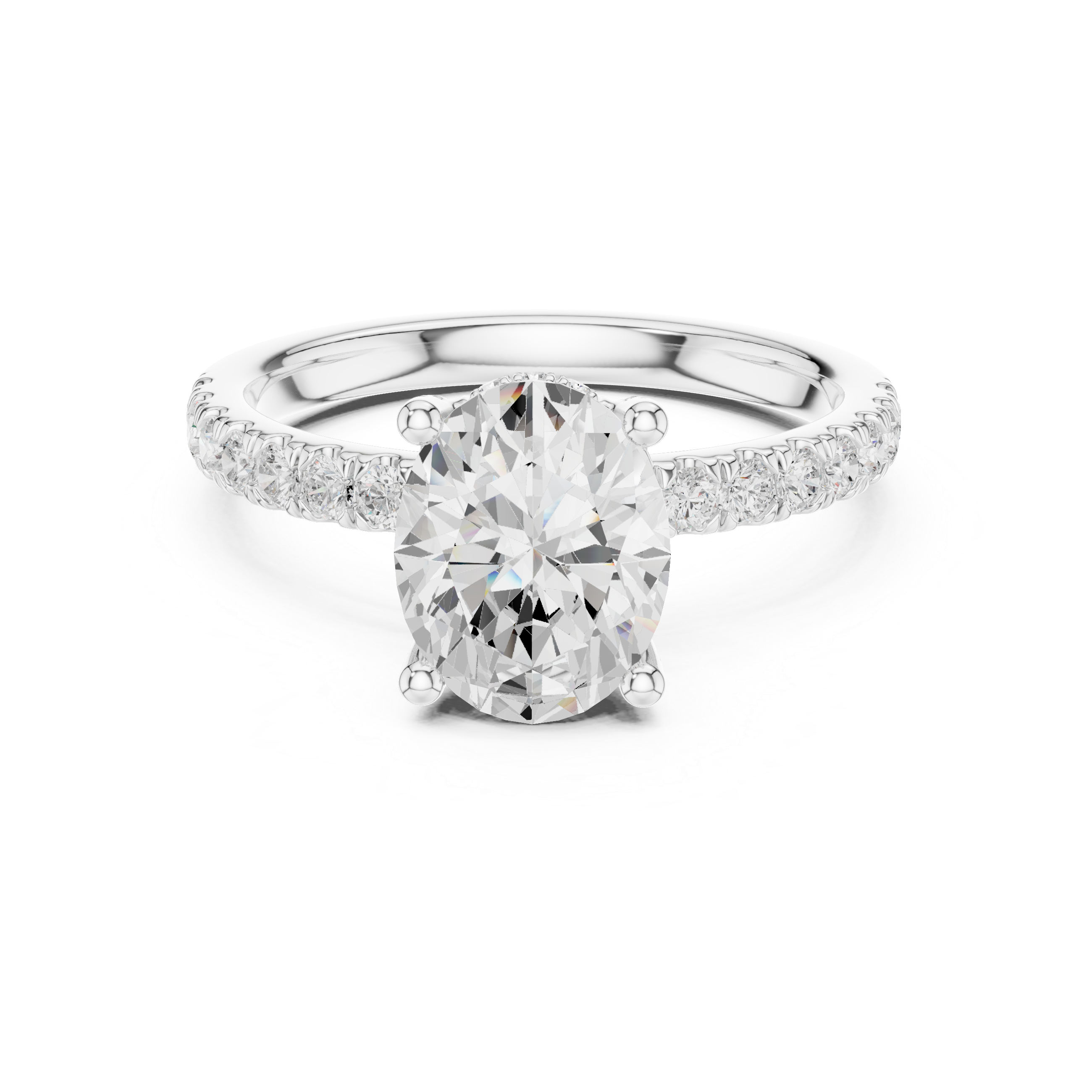 Stylish engagement jewellery set featuring modern elegant design.