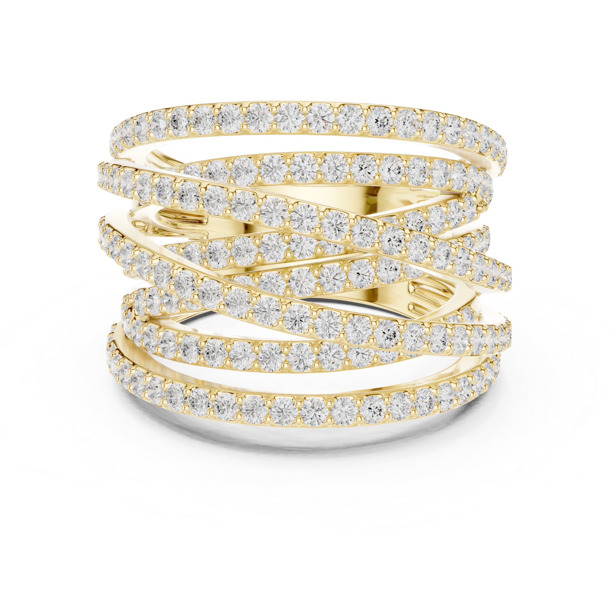 Stylish braided bracelet crafted with twisted metal strands.