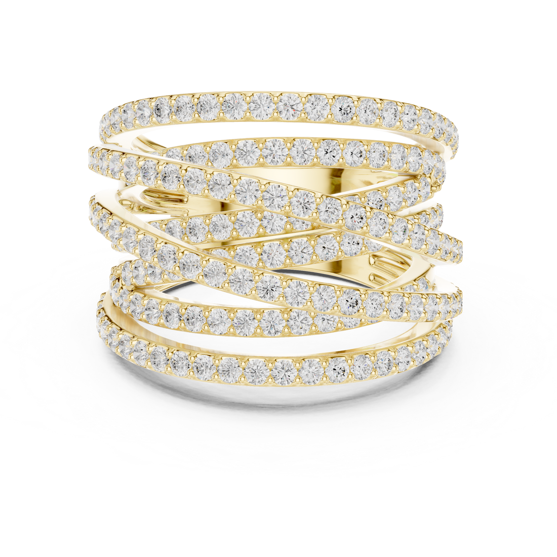 Stylish braided bracelet crafted with twisted metal strands.
