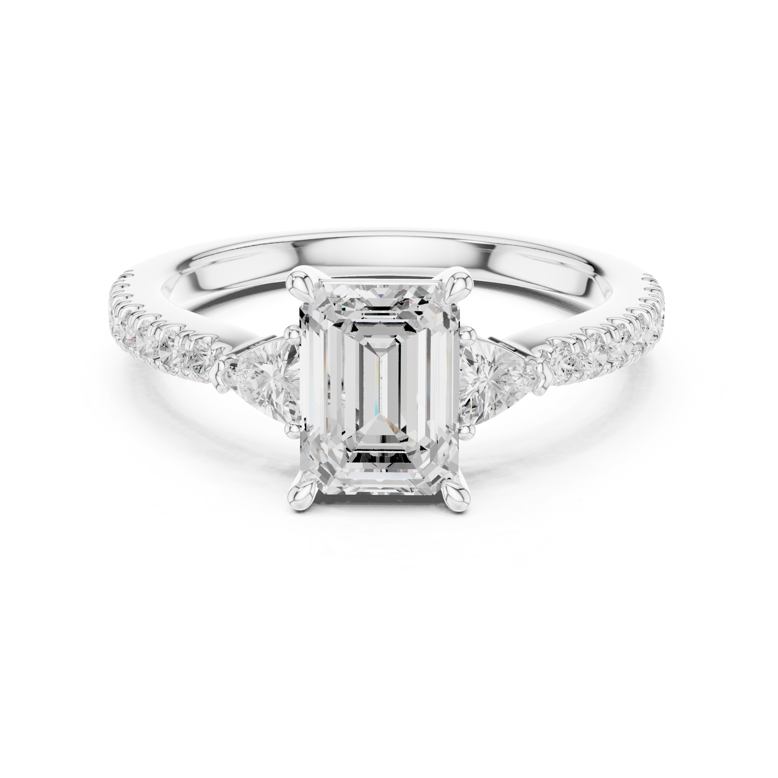 Luxury diamond nose ring with intricate detailing and sparkle.