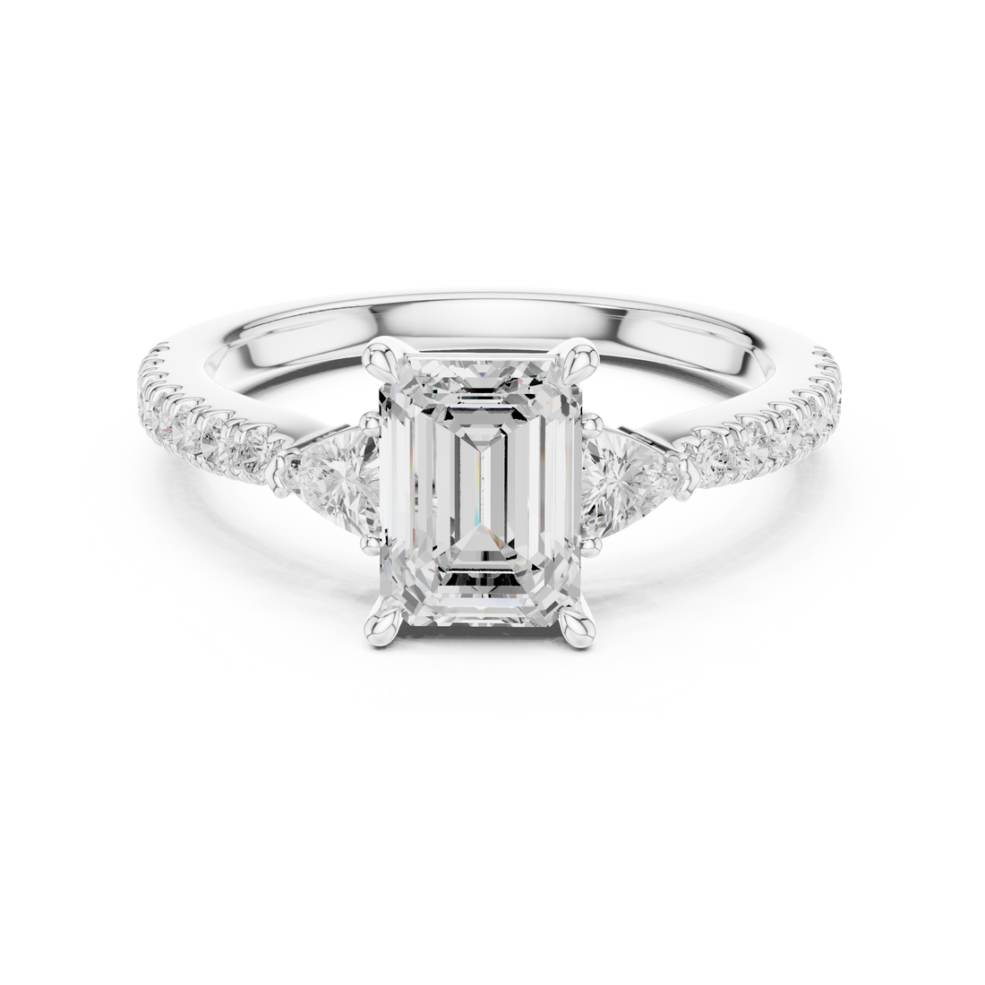 Luxury diamond nose ring with intricate detailing and sparkle.