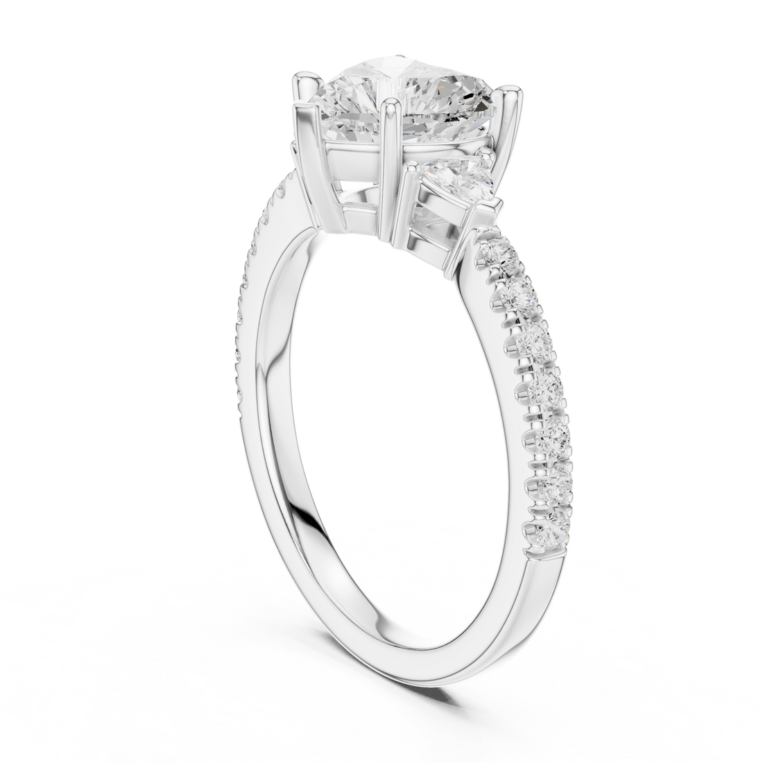 Elegant toe ring featuring polished silver adjustable band design.