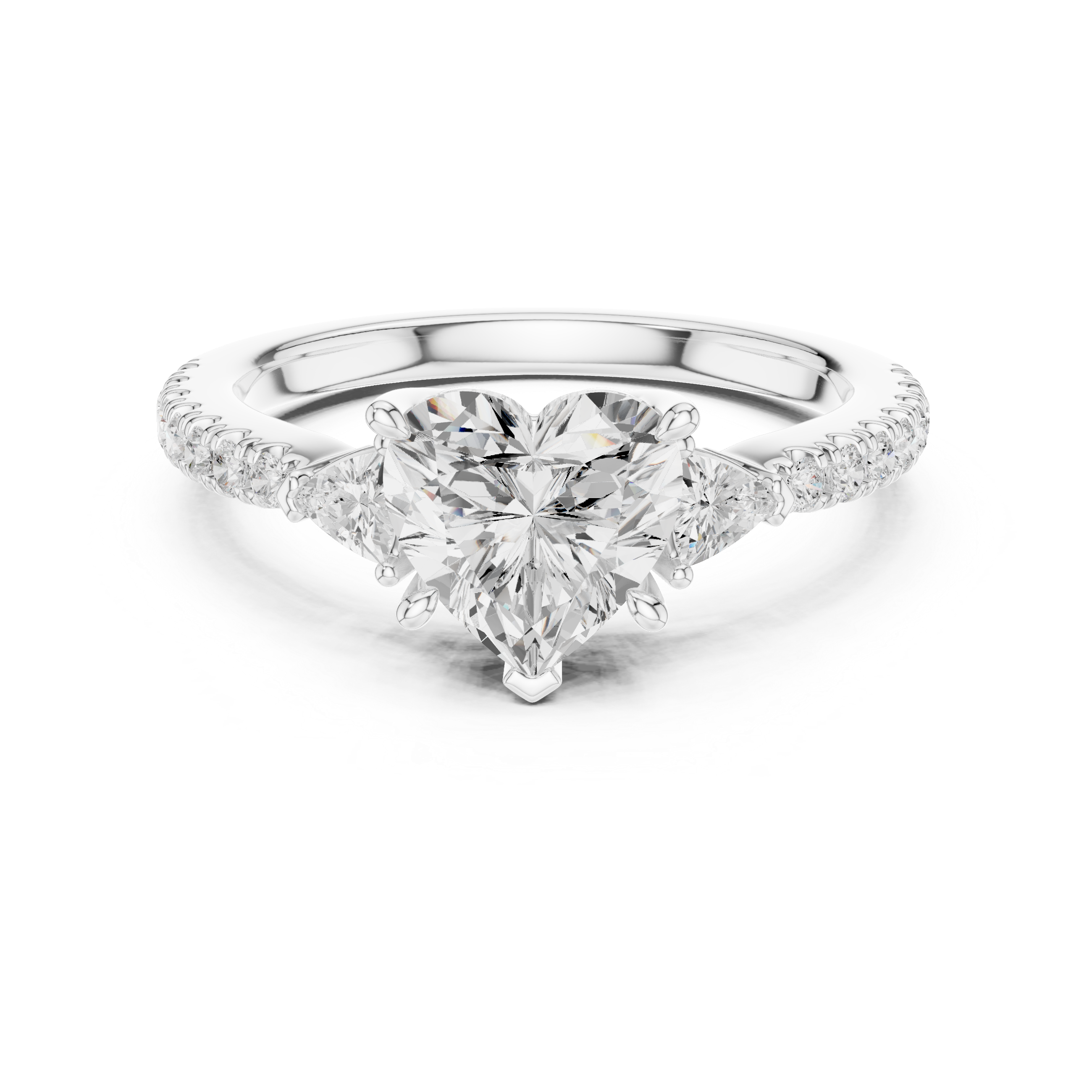 Classic floral brooch featuring detailed petal shapes and polished finish.