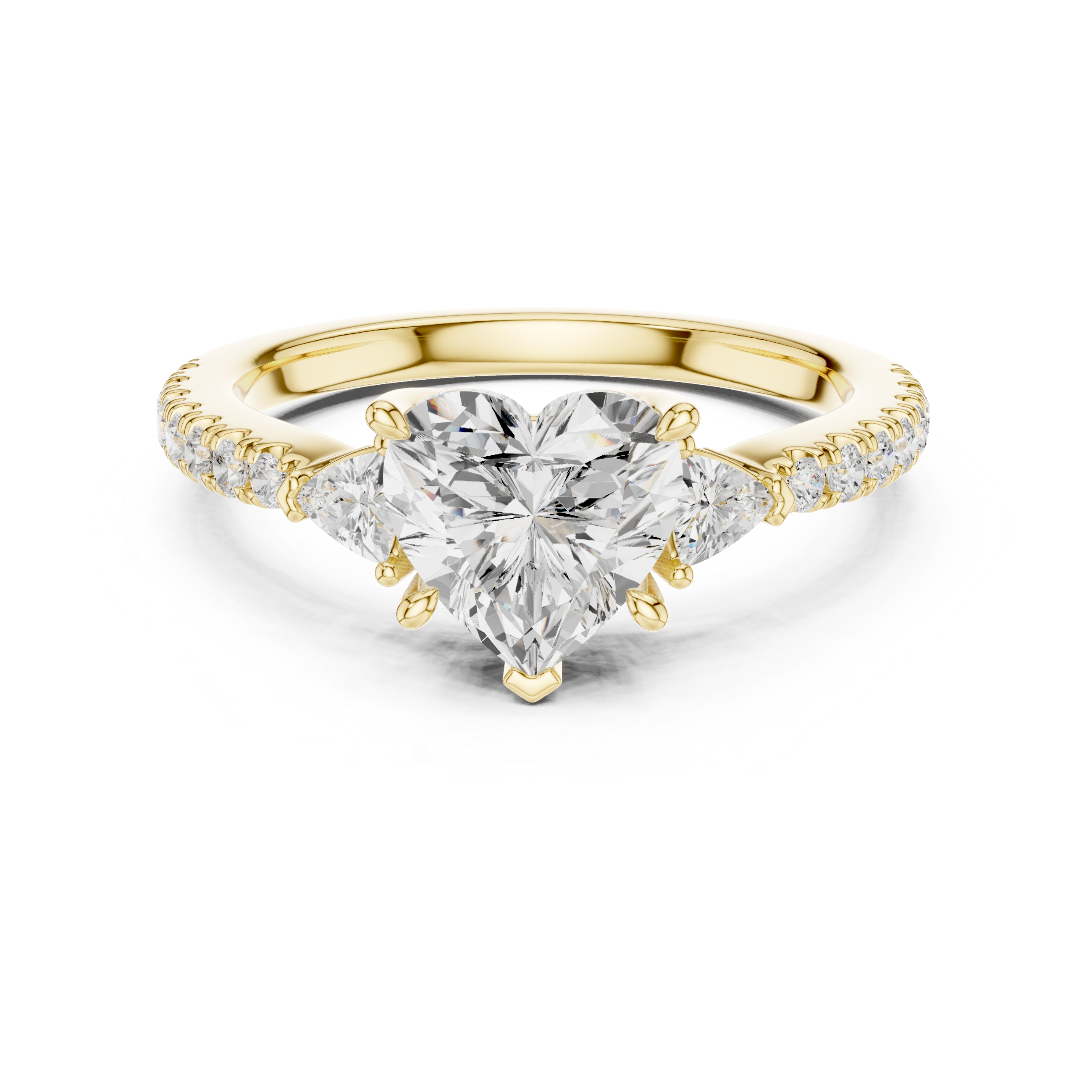 Luxury diamond brooch featuring intricate symmetrical pattern.