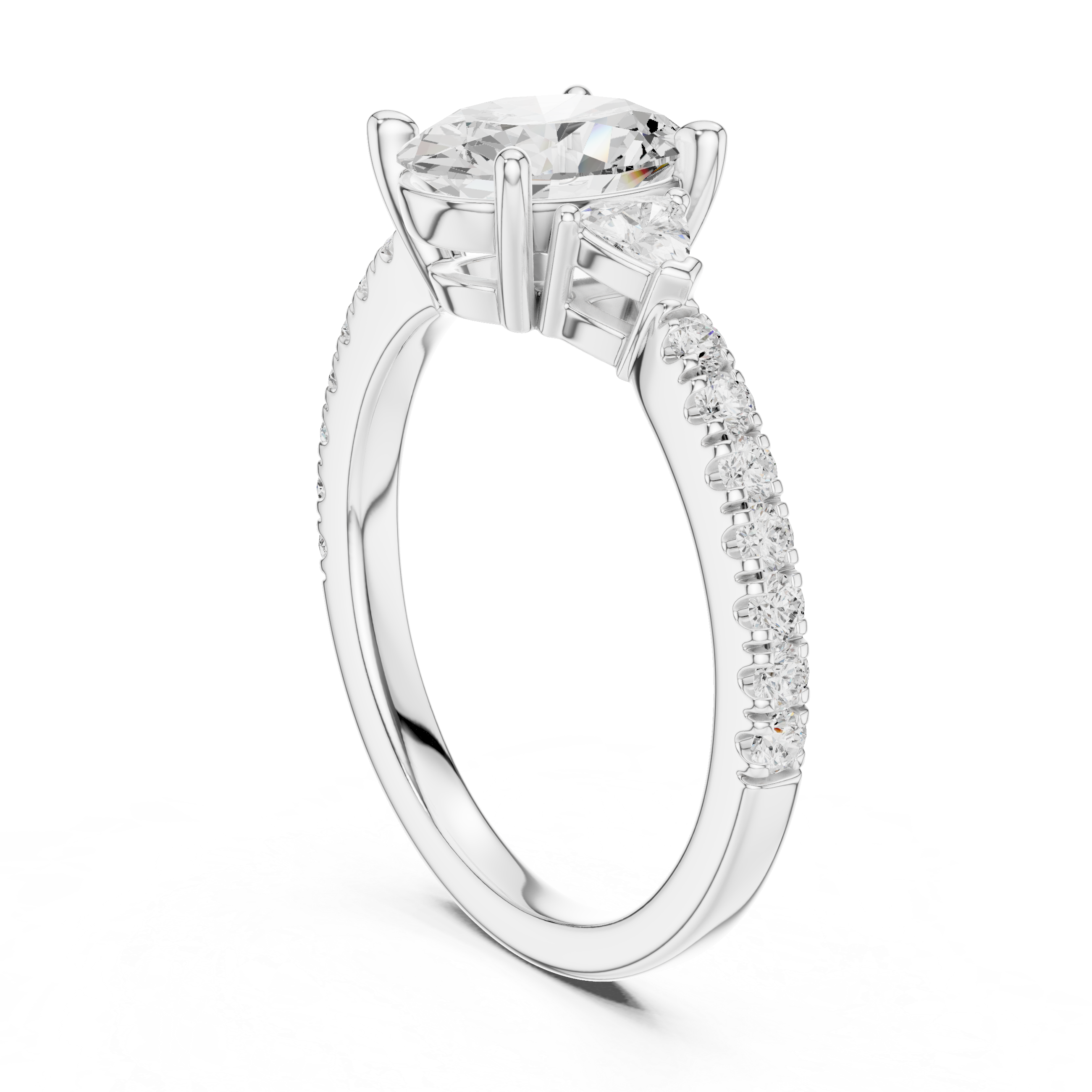 Designer men's gemstone ring featuring bold rectangular stone centerpiece.