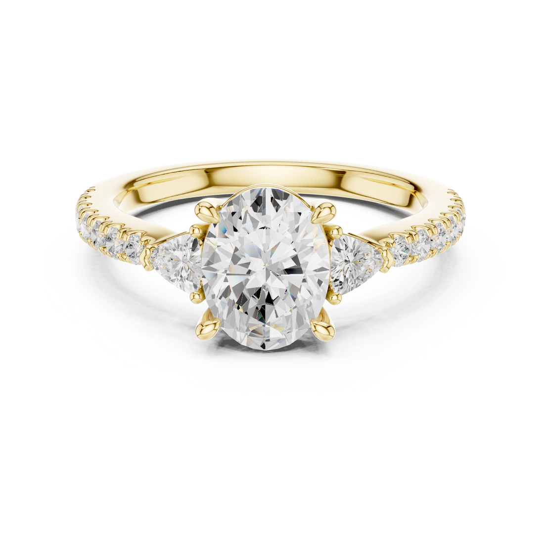 Elegant gemstone cocktail ring featuring oversized colorful stone centerpiece.