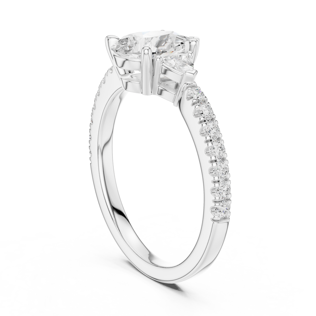 Luxury designer ring featuring artistic sculptural appearance.