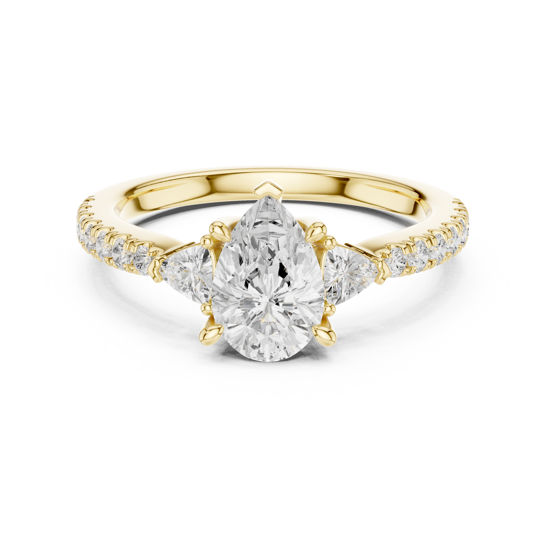 Stylish Y-shaped necklace featuring dangling central element.