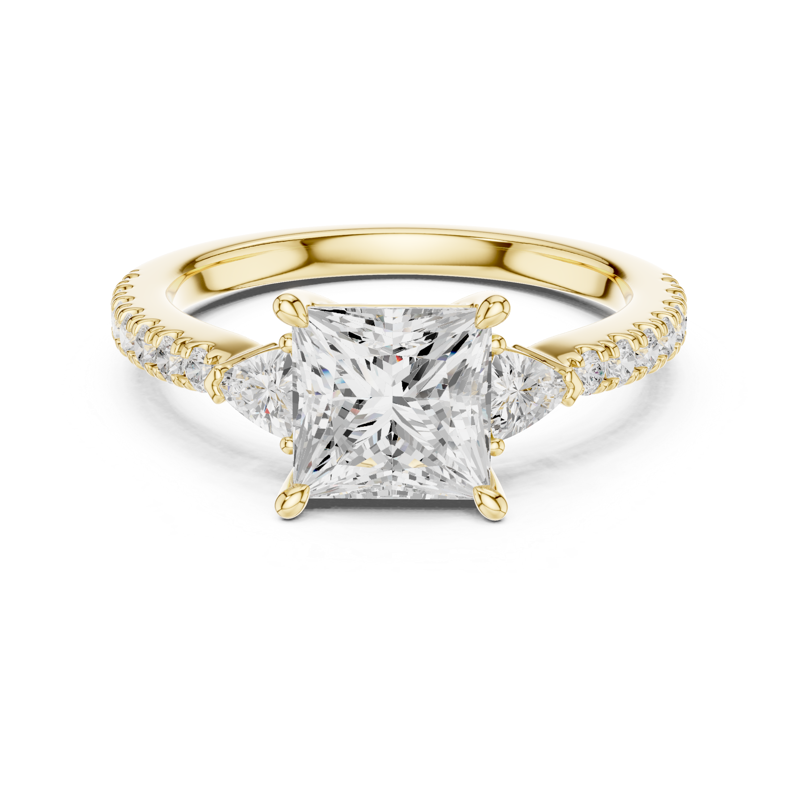 Traditional bridal jewellery set featuring detailed gold work.