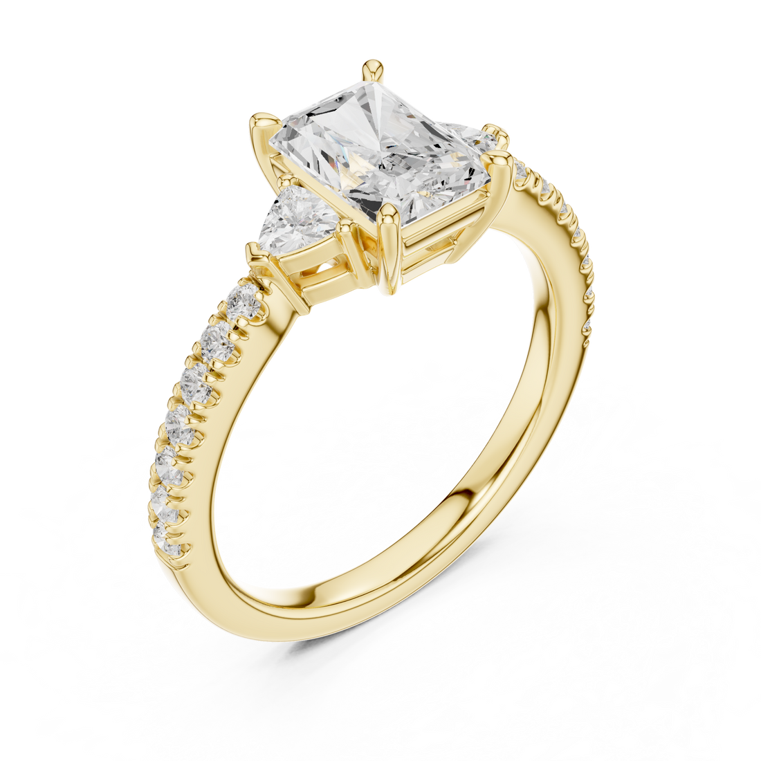 Classic eternity band featuring continuous diamond circle.